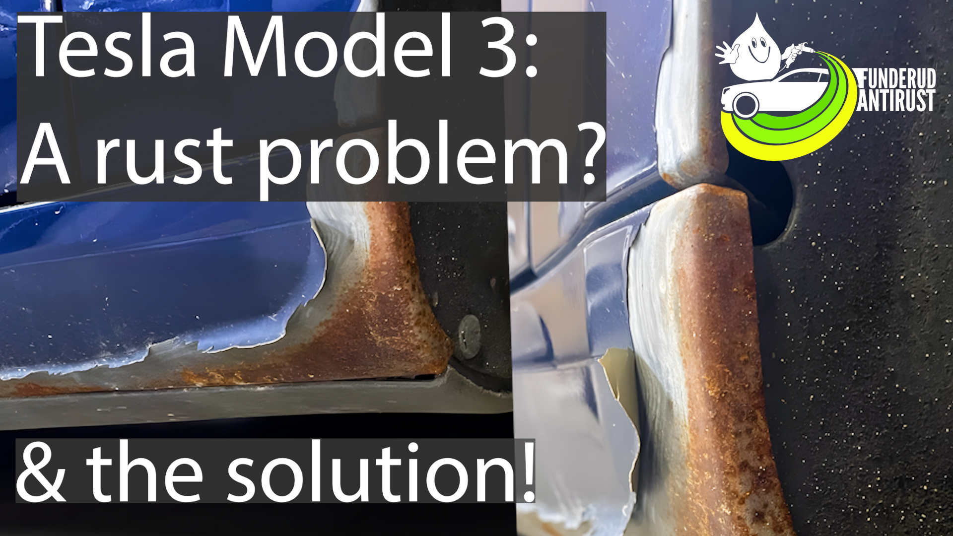 Har Tesla Model 3 et rustproblem? Youtube: https://youtu.be/uyl1TA8sqH8 ...