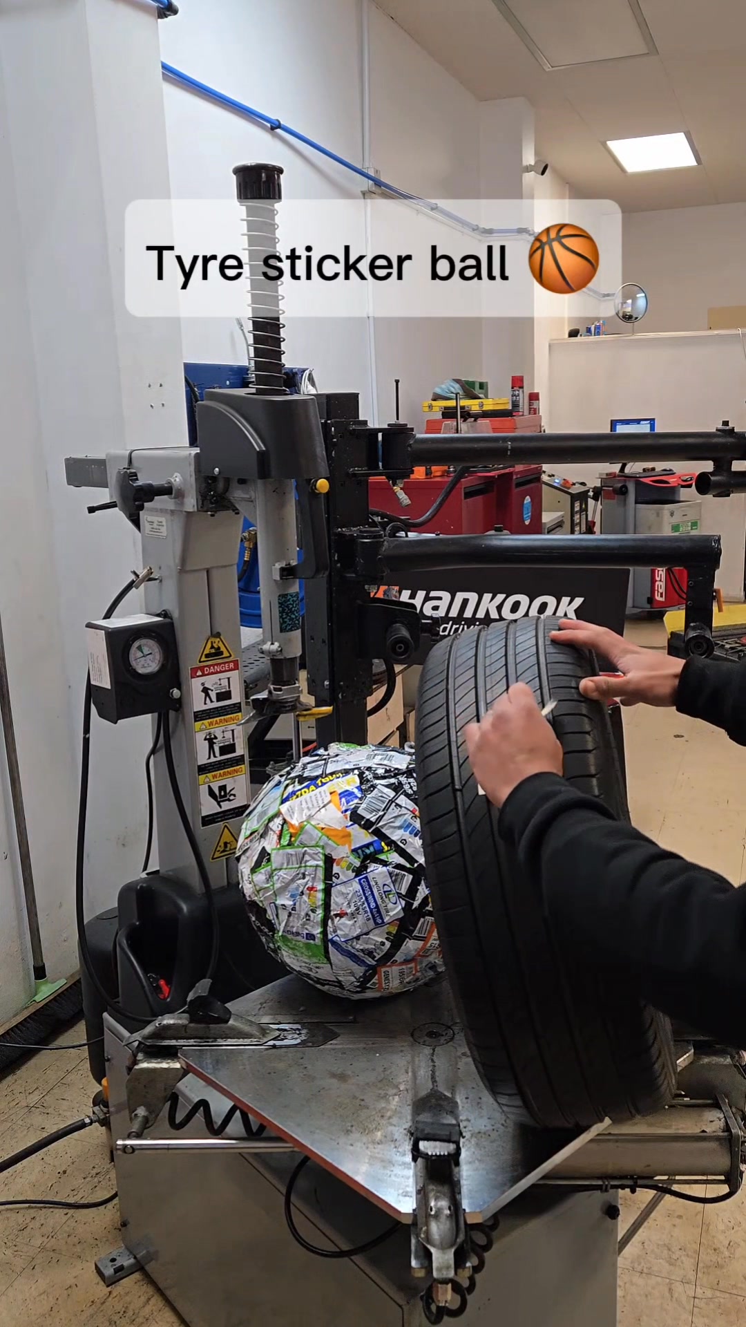 Let's make a tyre stickers ball! #tyres #tyrefitting #automotive # ...