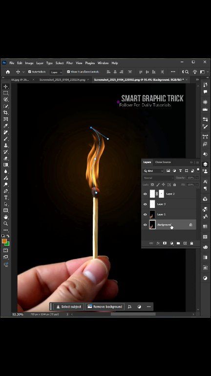 Master in Photoshop | How to create a flames effect using Photoshop # ...