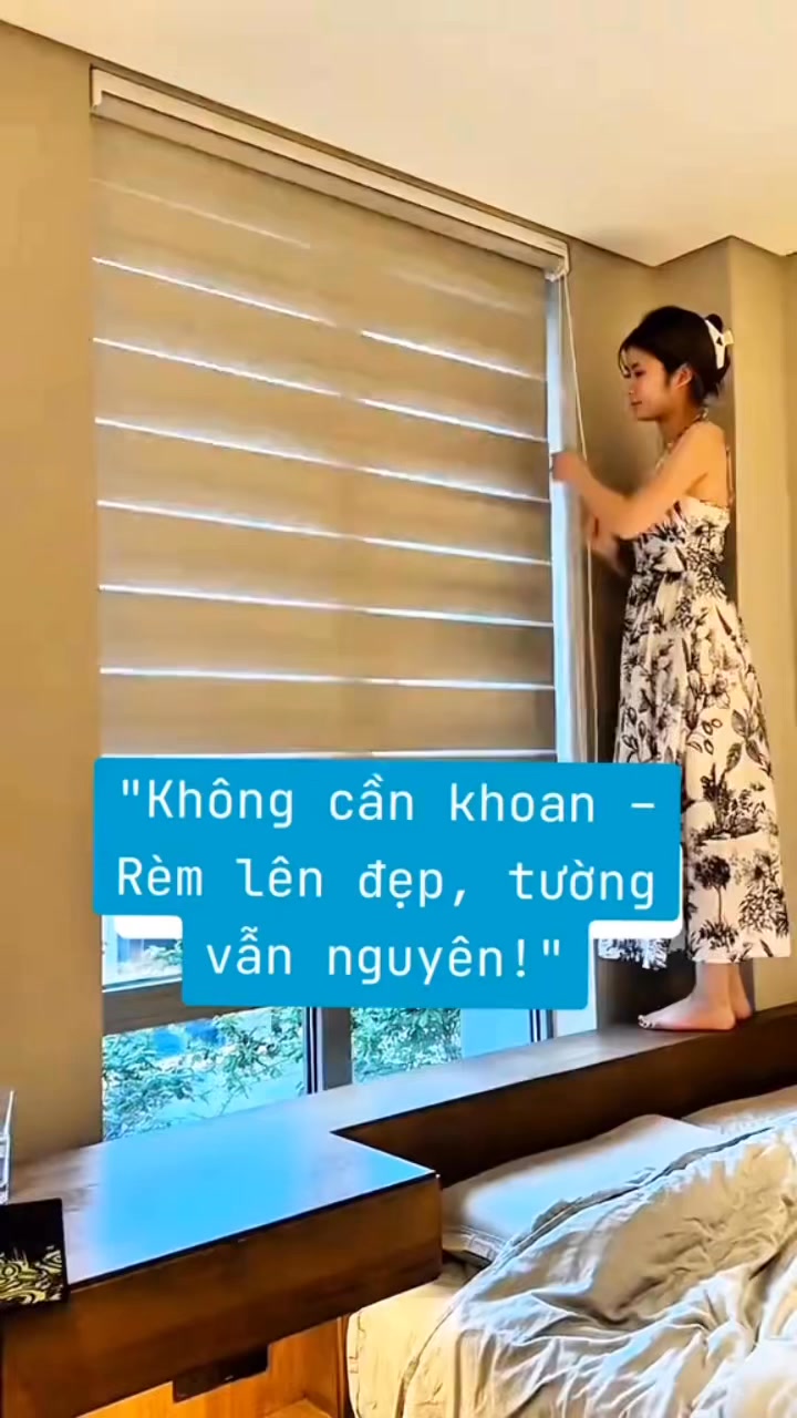 Giá 280k = 300km2 “Lắp rèm không cần khoan – Đẹp ngay, gọn liền tay ...