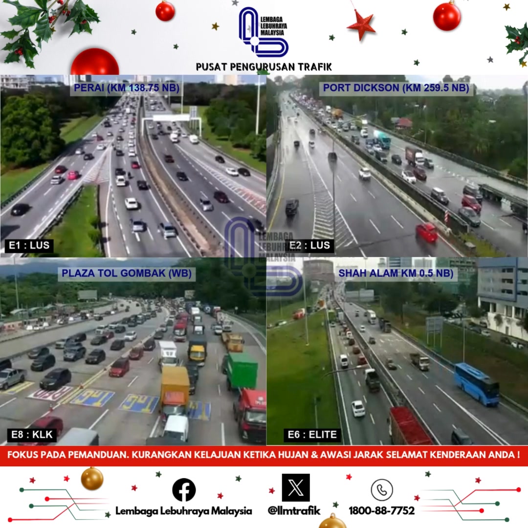 PUSAT PENGURUSAN TRAFIK, LEMBAGA LEBUHRAYA MALAYSIA KEMAS KINI ALIRAN ...