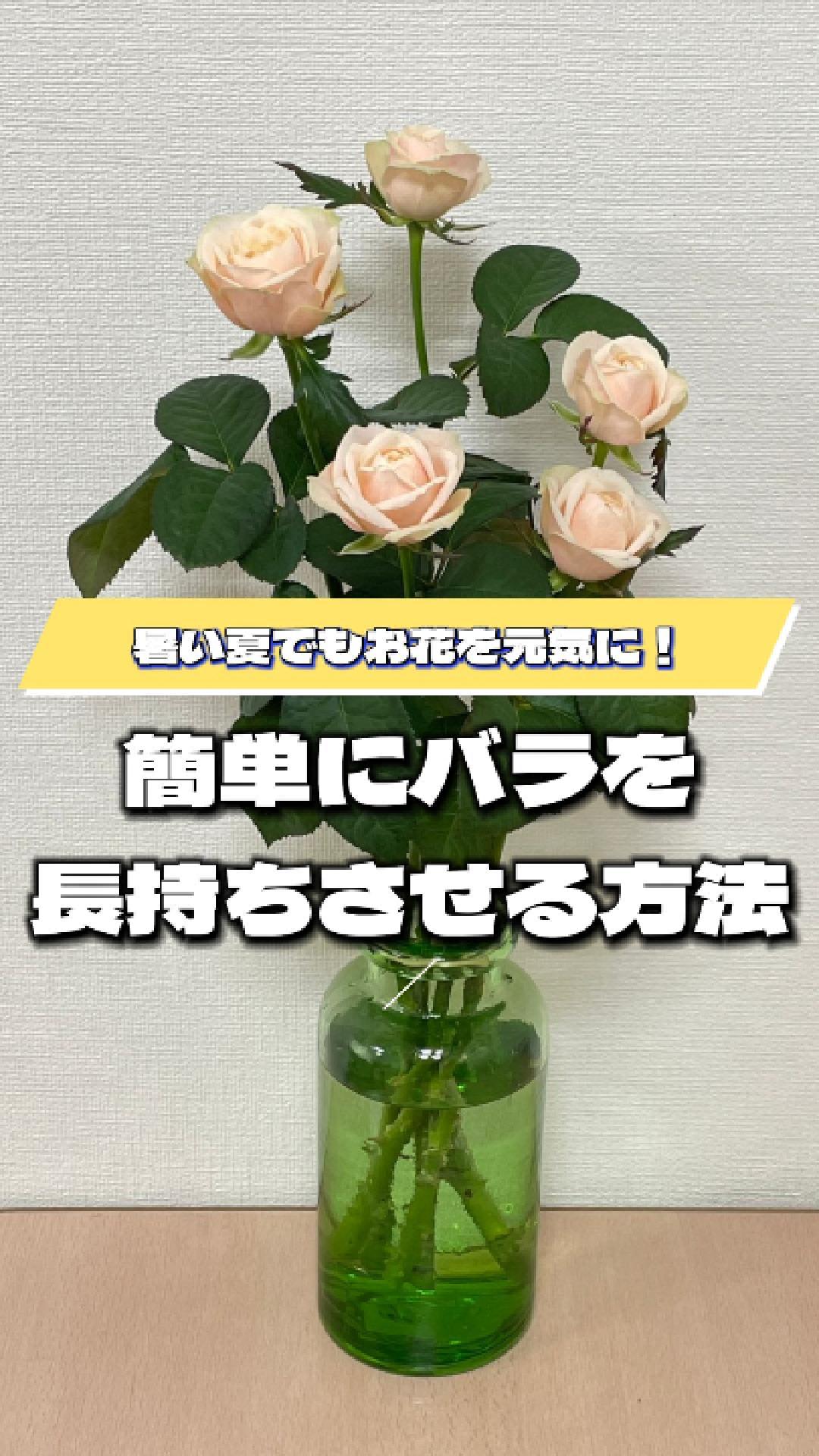 花 を 長持ち させる 方法