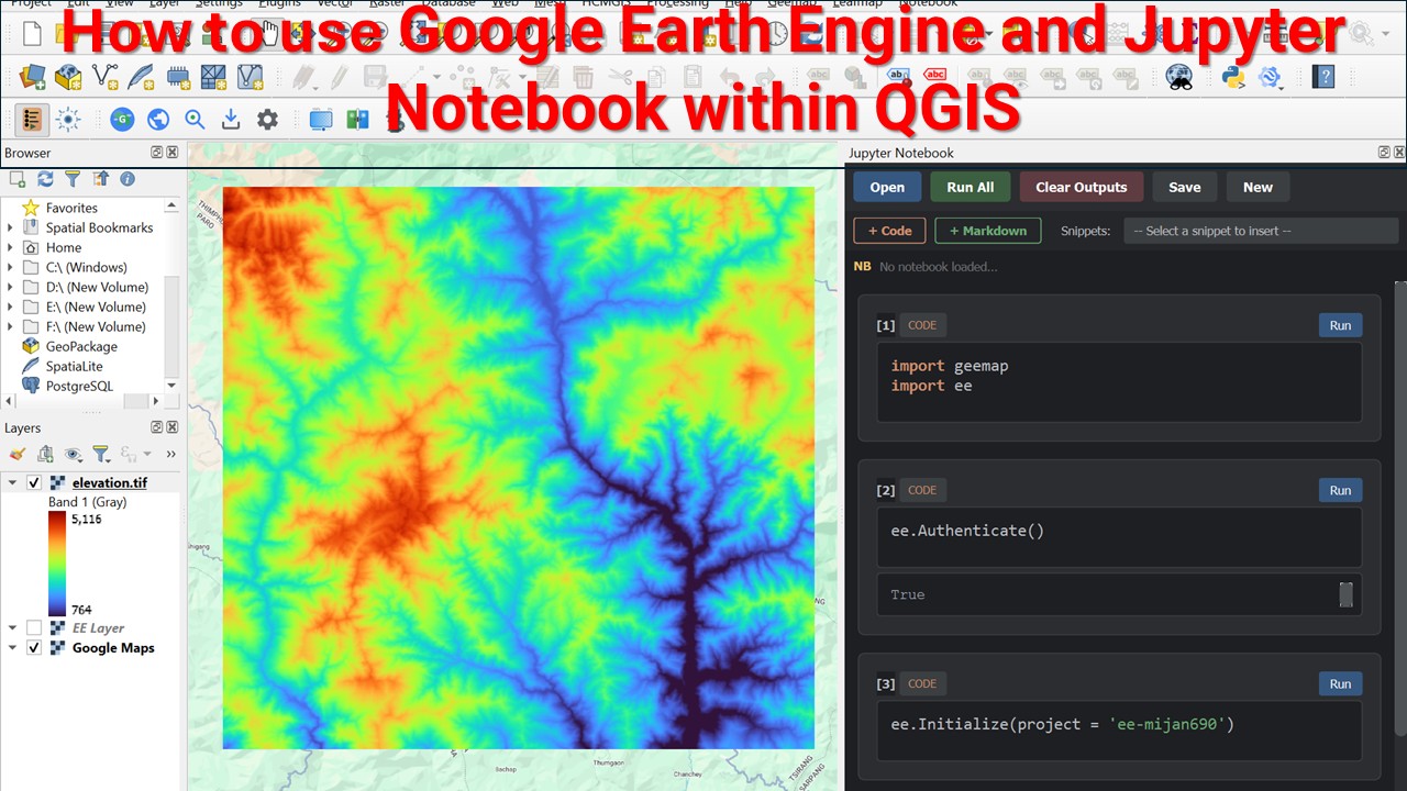 Tutorial about: How to use Google Earth Engine and Jupyter Notebook ...