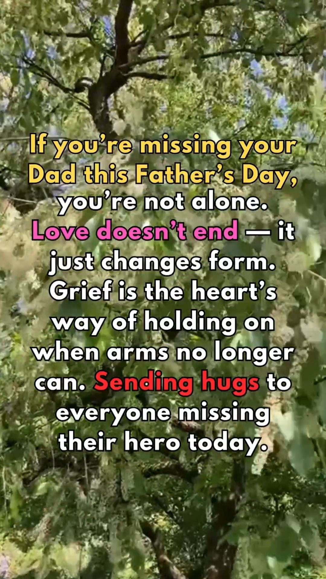 Sending hugs to everyone missing their hero today | Keepsake Words ...