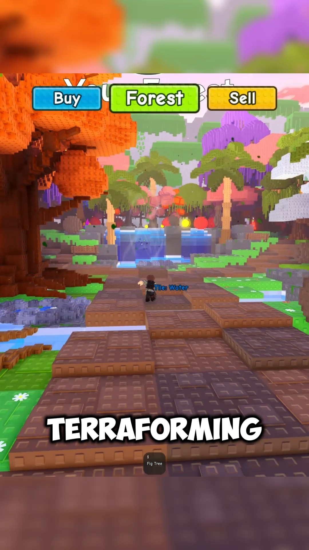 Trying out SuperForest for its landscaping and terraforming features ...