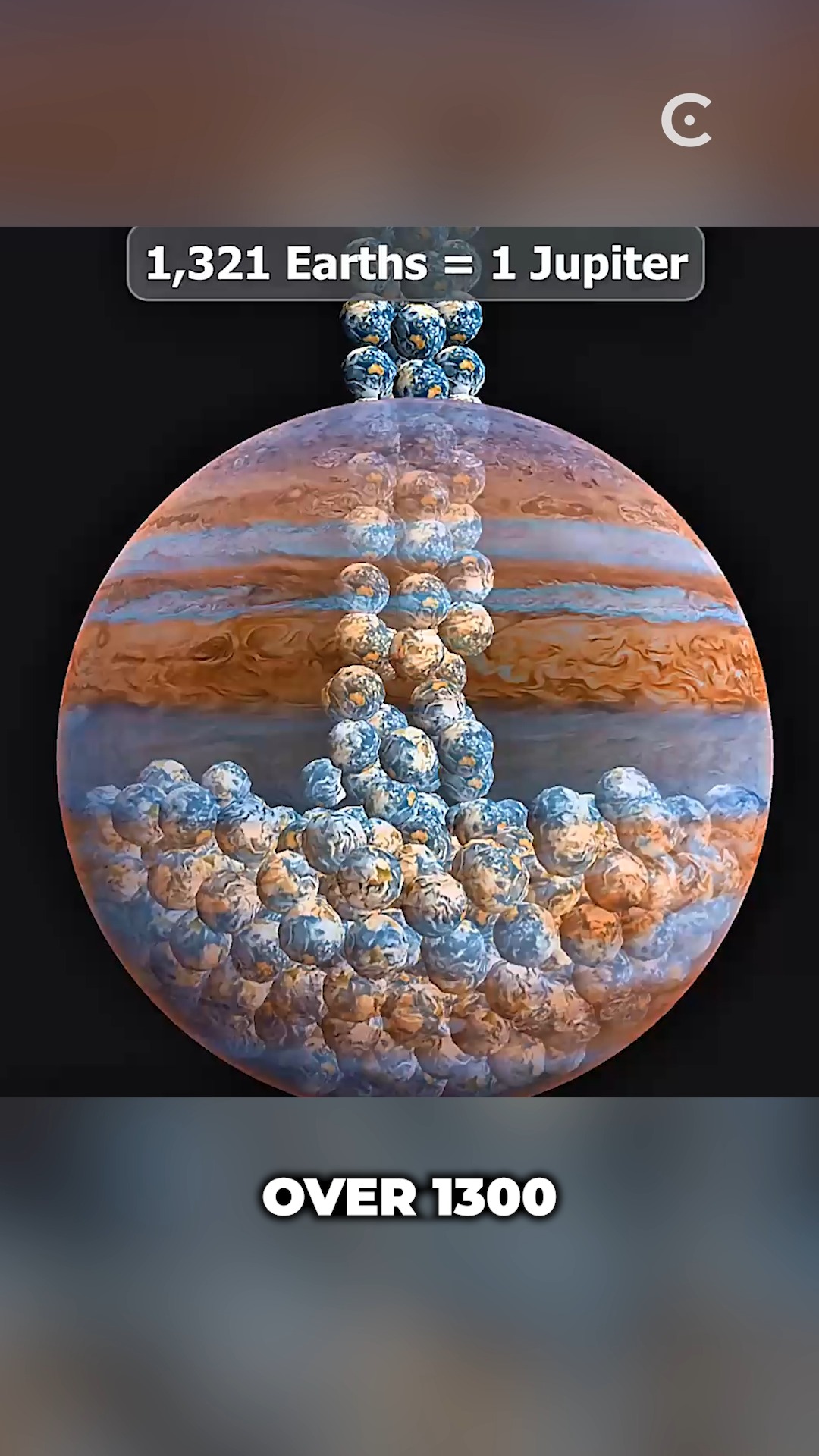 Cosmoknowledge - Jupiter's size comparison and distance. | Facebook