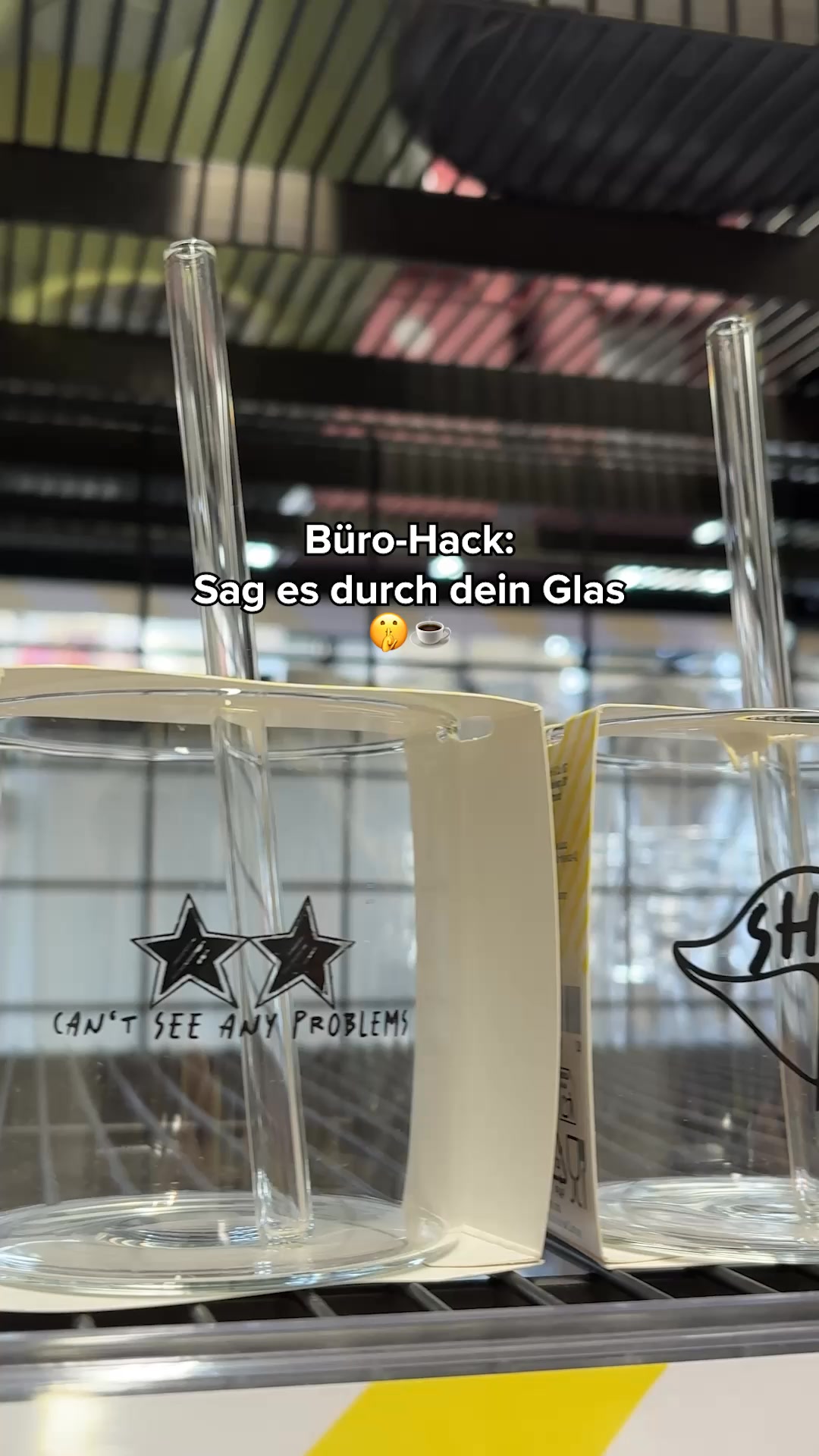 Dein Team weiß Bescheid, ohne dass du ein Wort sagen musst. ✨ Welches Glas steht morgen auf deinem Schreibtisch? 👇 | TEDi Deutschland