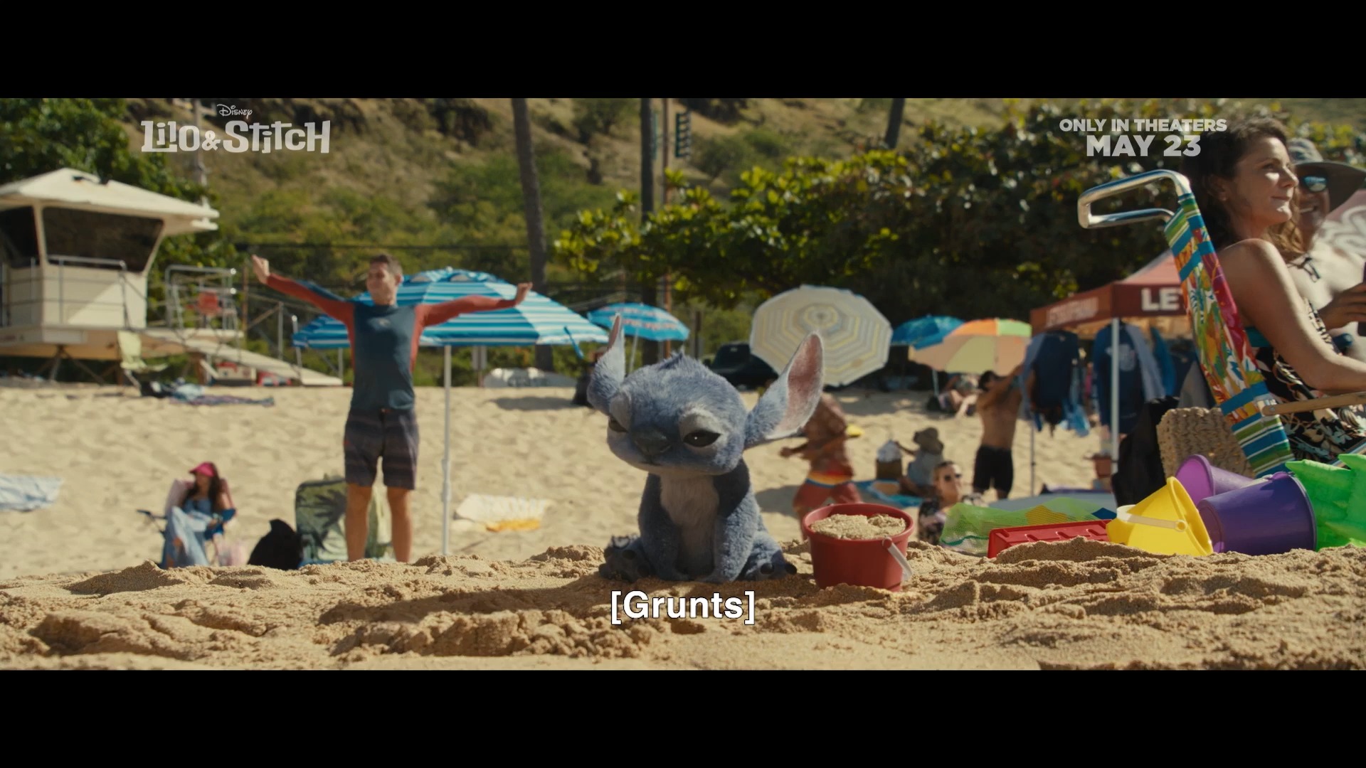 Stitch hits the waves in a brand-new clip from Disney’s live-action ...