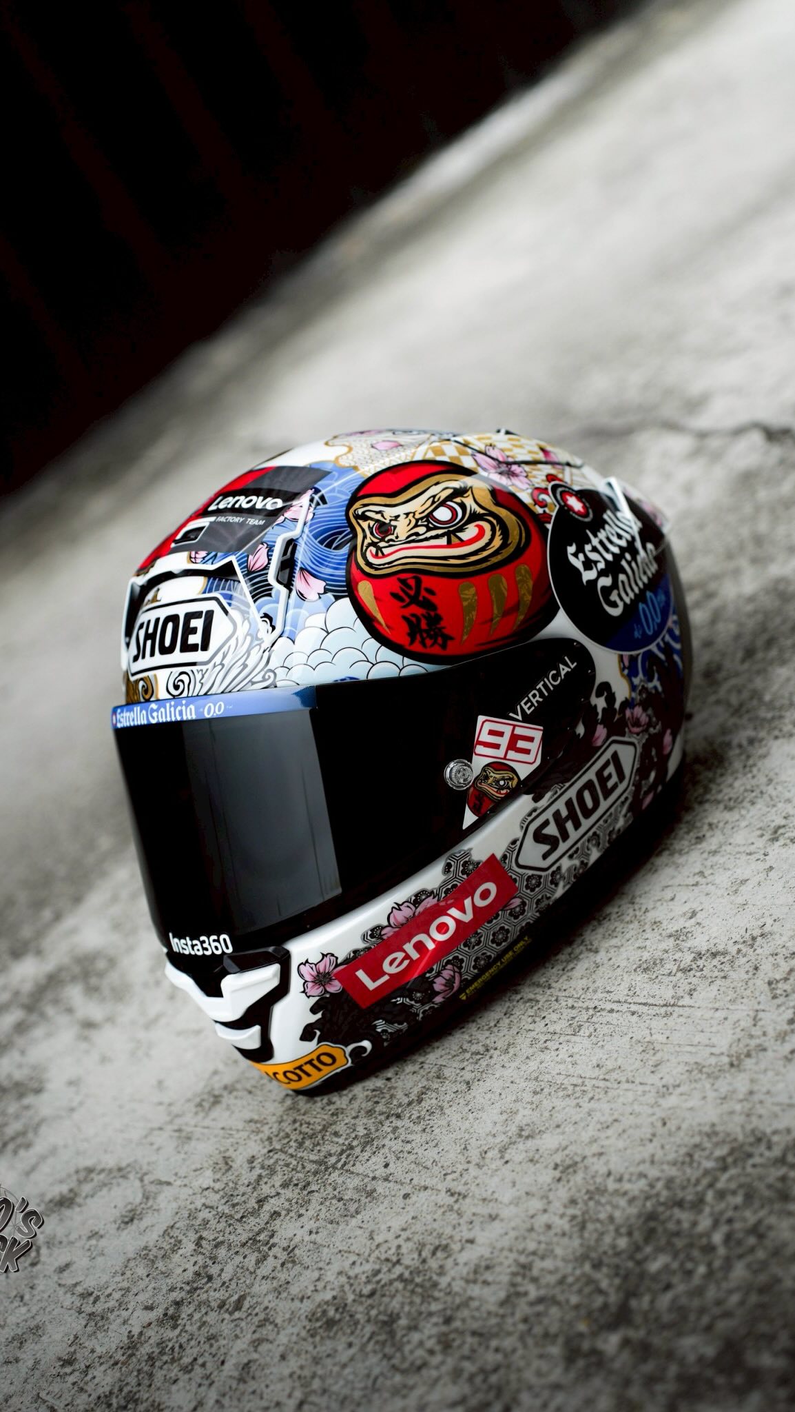 SHOEI X-15 MARQUEZ MOTEGI 5 TC-6 Full stickers #shoei #shoeihelmet