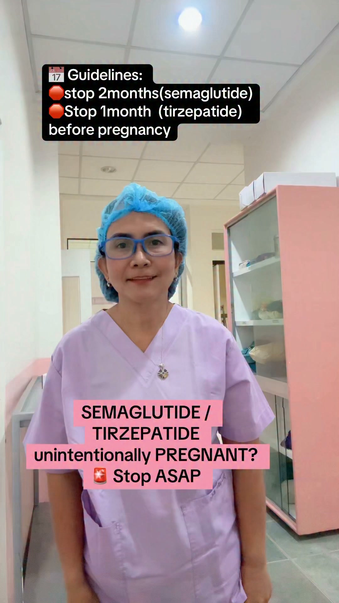 Accidental pregnancy while on semaglutide or tirzepatide is not proven to cause birth defects or miscarriage in humans, , but animal studies show risks (growth restriction, pregnancy loss), Current 