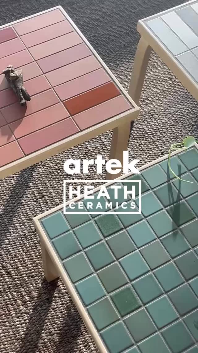 artek+Heath タイルテーブル 新品 Artek and Heath Ceramics return