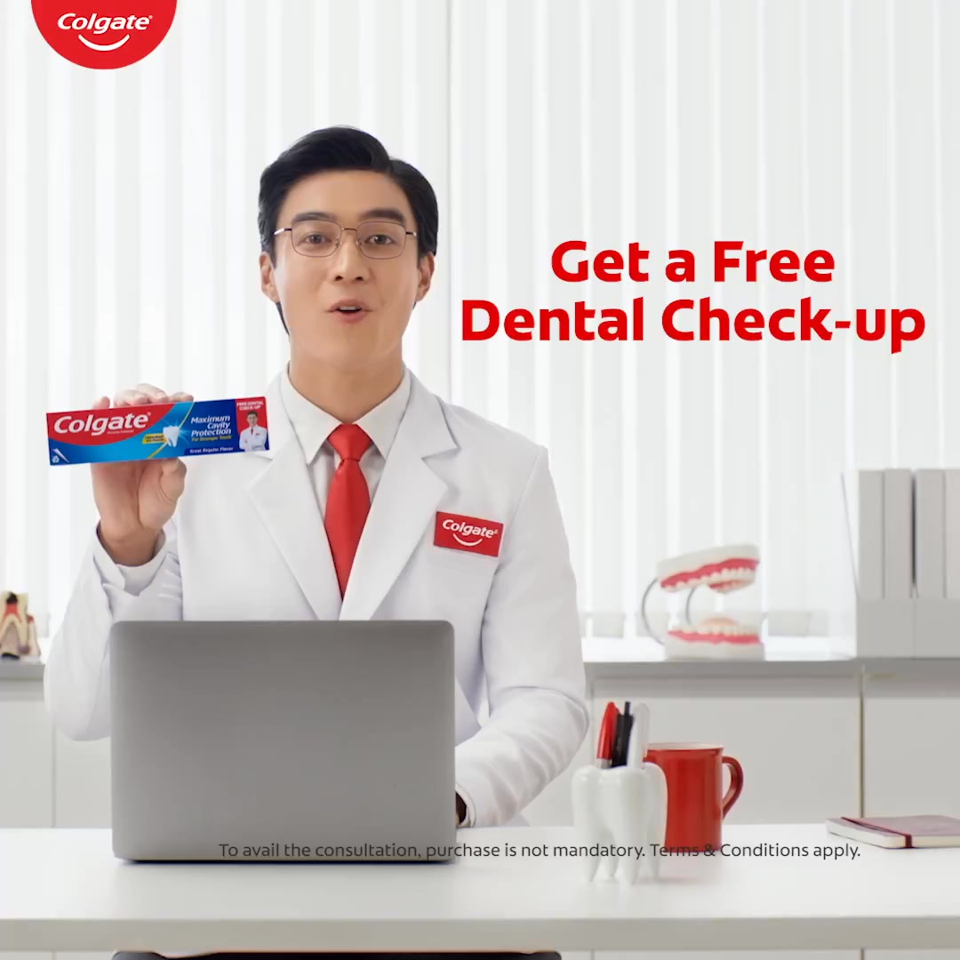 Scan the QR Code at the back of your Colgate pack for a FREE Dental ...