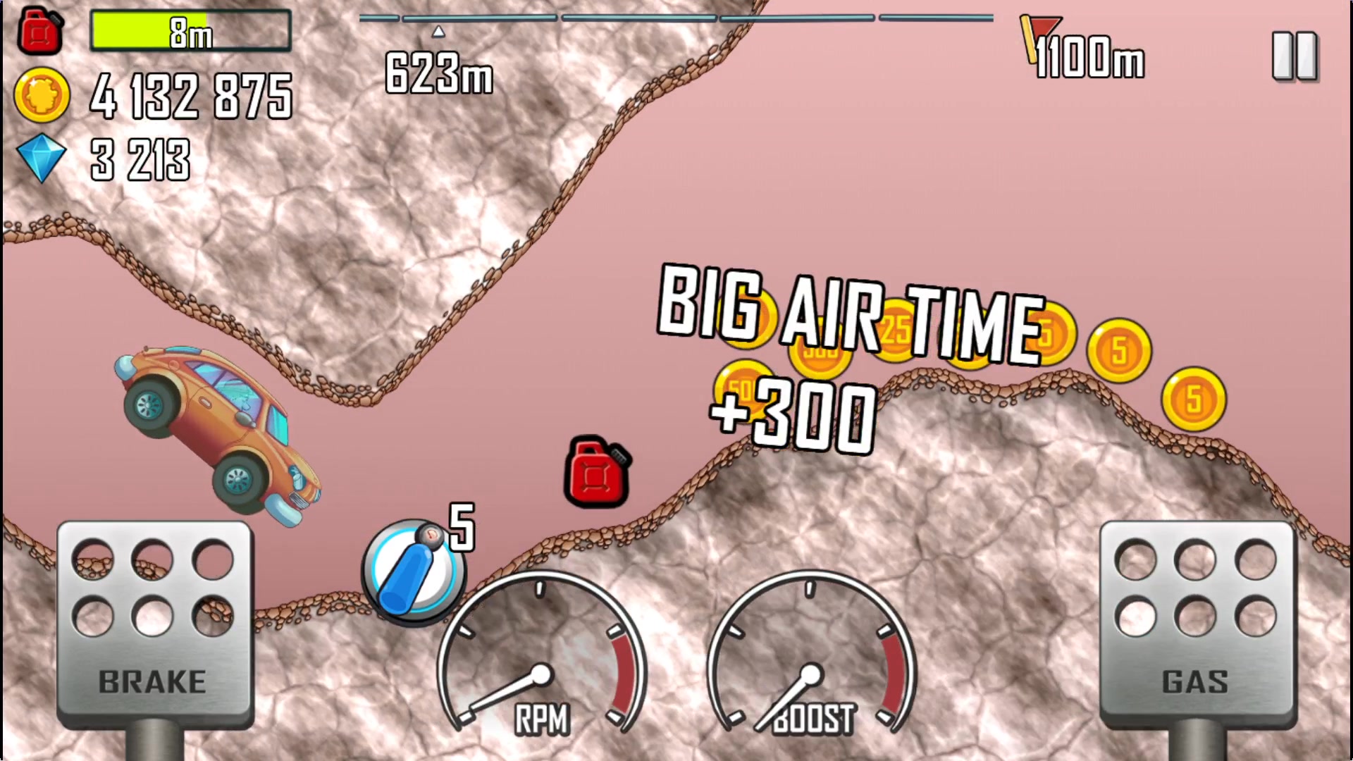Become the best Hill Climb Racer and play this physics based