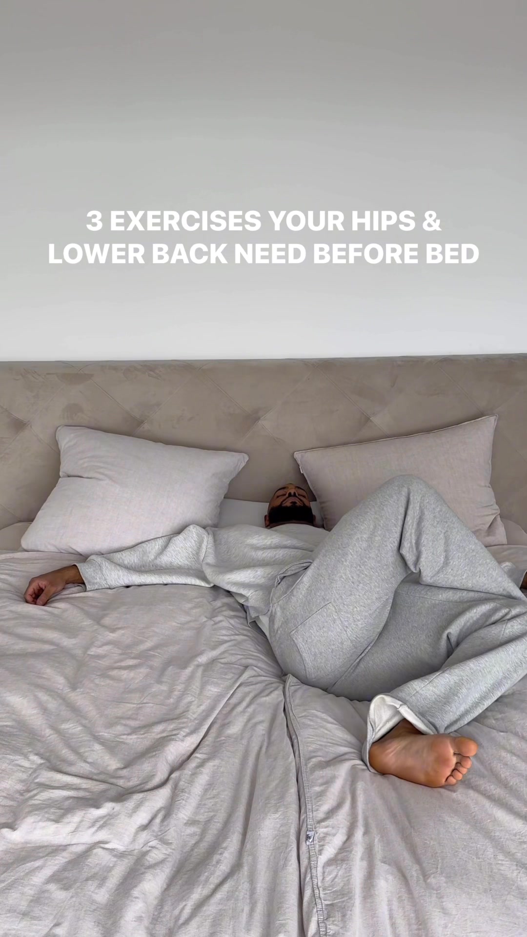 Hip Mobility & Lumbar Spine Control | Before Bed Stiff hips or a tight ...