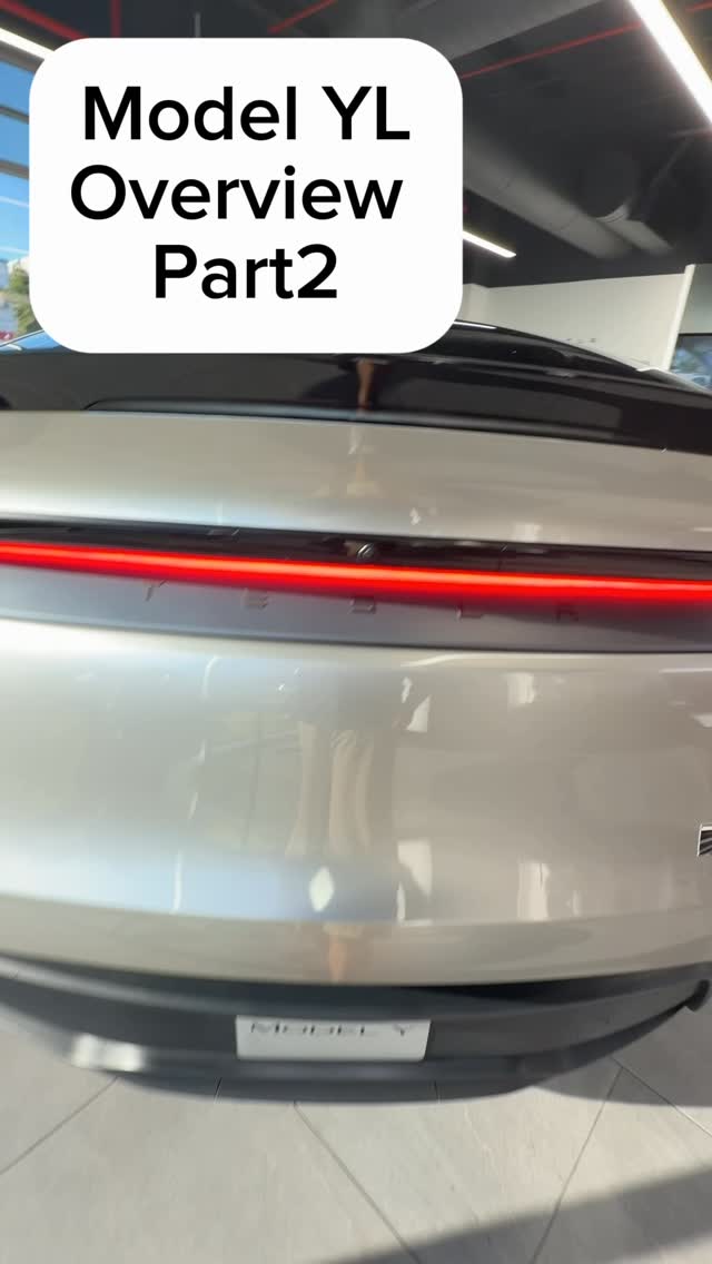 Tesla Model YL overview Part 1/2 #fyp #viral #tesla #modelyl