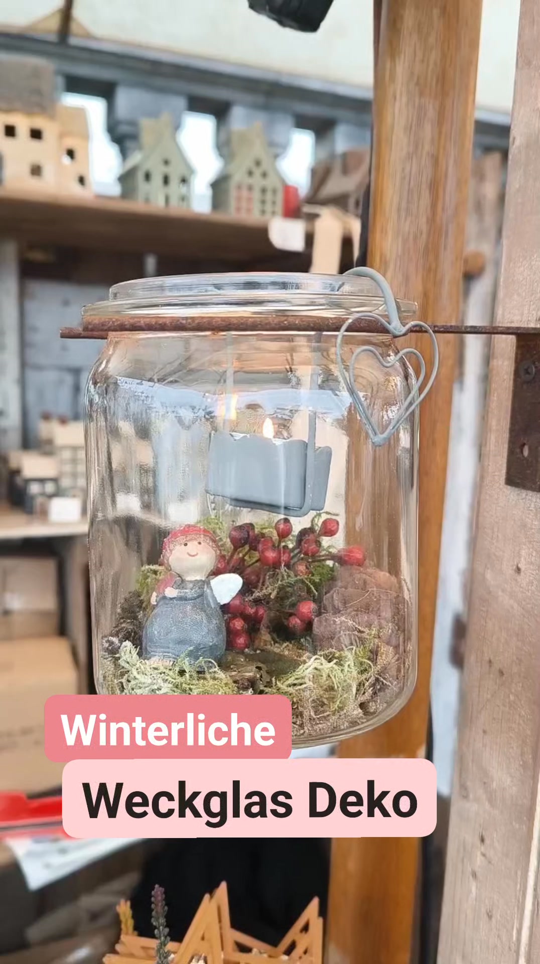 Weckglas Dekoideen ✨, Wir lieben es alte Einmachgläser zu Dekorieren und zeigen euch hier einige winterliche Ideen, die ihr auch im Januar und Februar noch umsetzen könnt. , ., ., ., ., #dekoideen