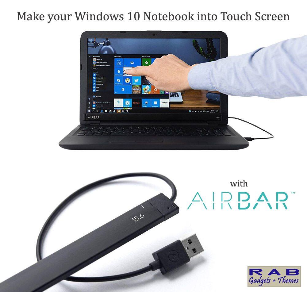 AIRBAR - Make your Windows 10 Notebook into Touch Screen | Item: Device ...