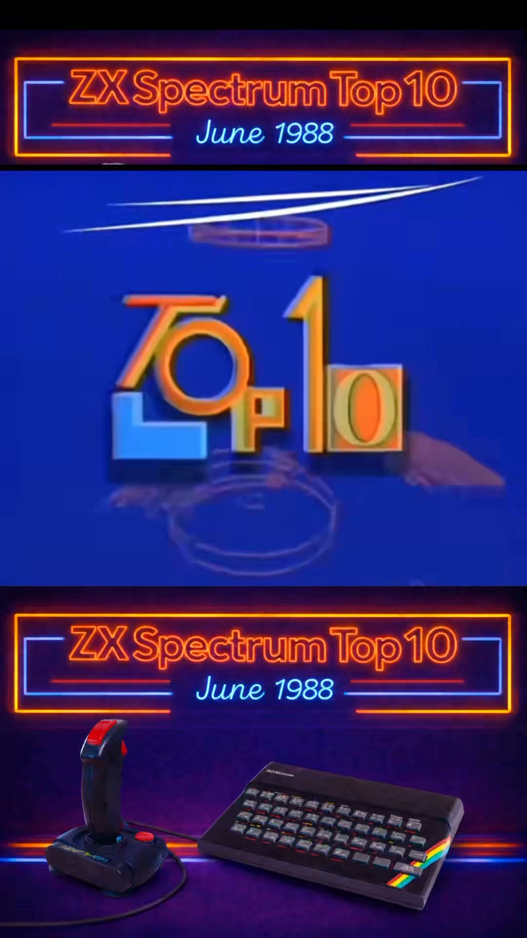 ZX Spectrum Top 10 - June 1988 #zxspectrum #80sgames #retrogames