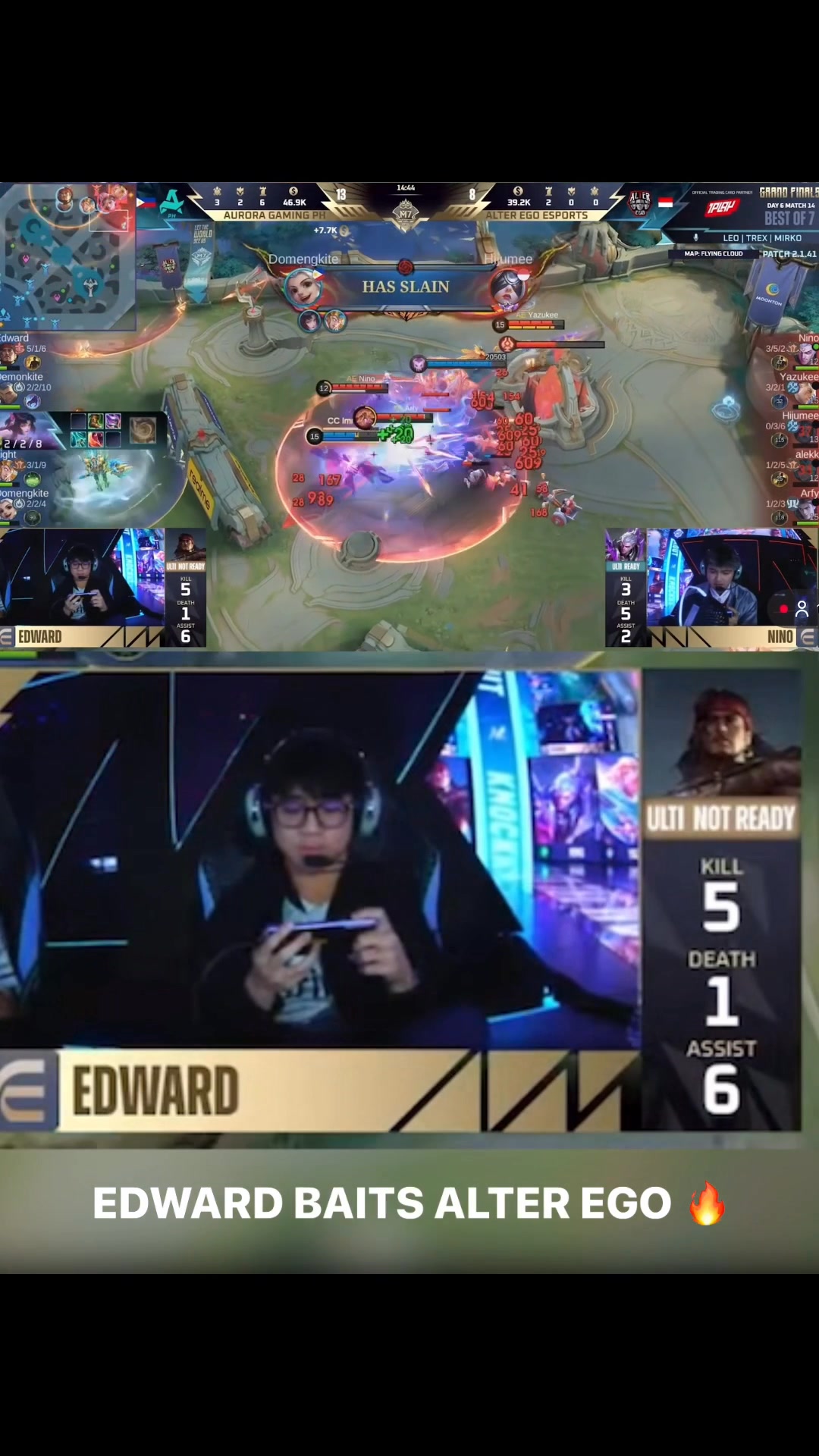 Baited lahat kay Edward! RORA take the first blood win 💙 # ...