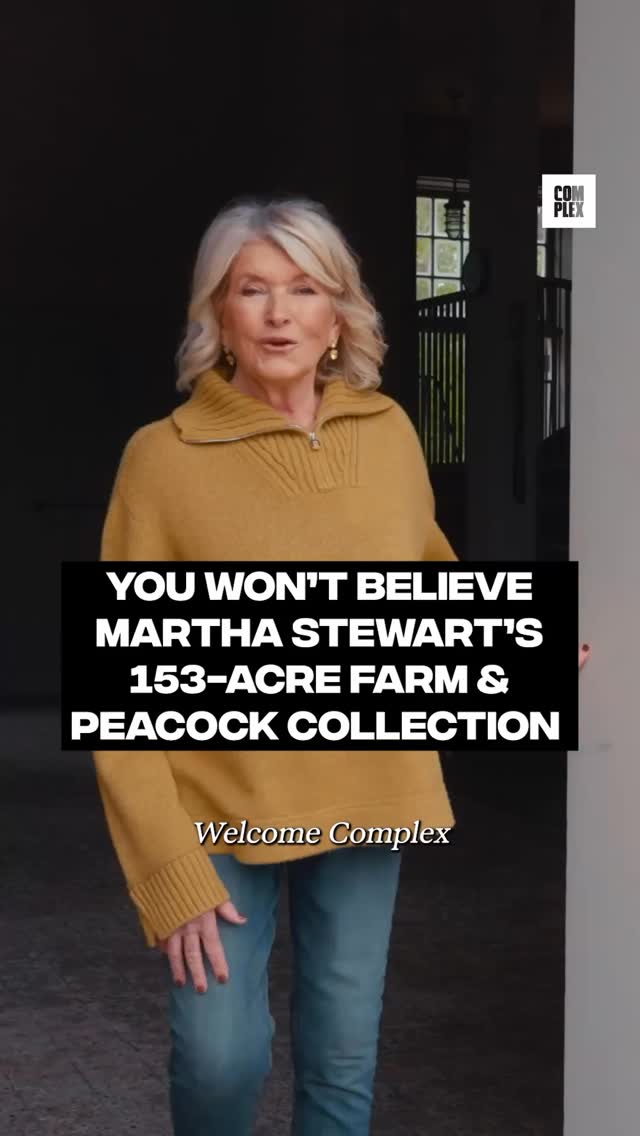 Martha Stewart's 153-Acre farm & peacock collection is