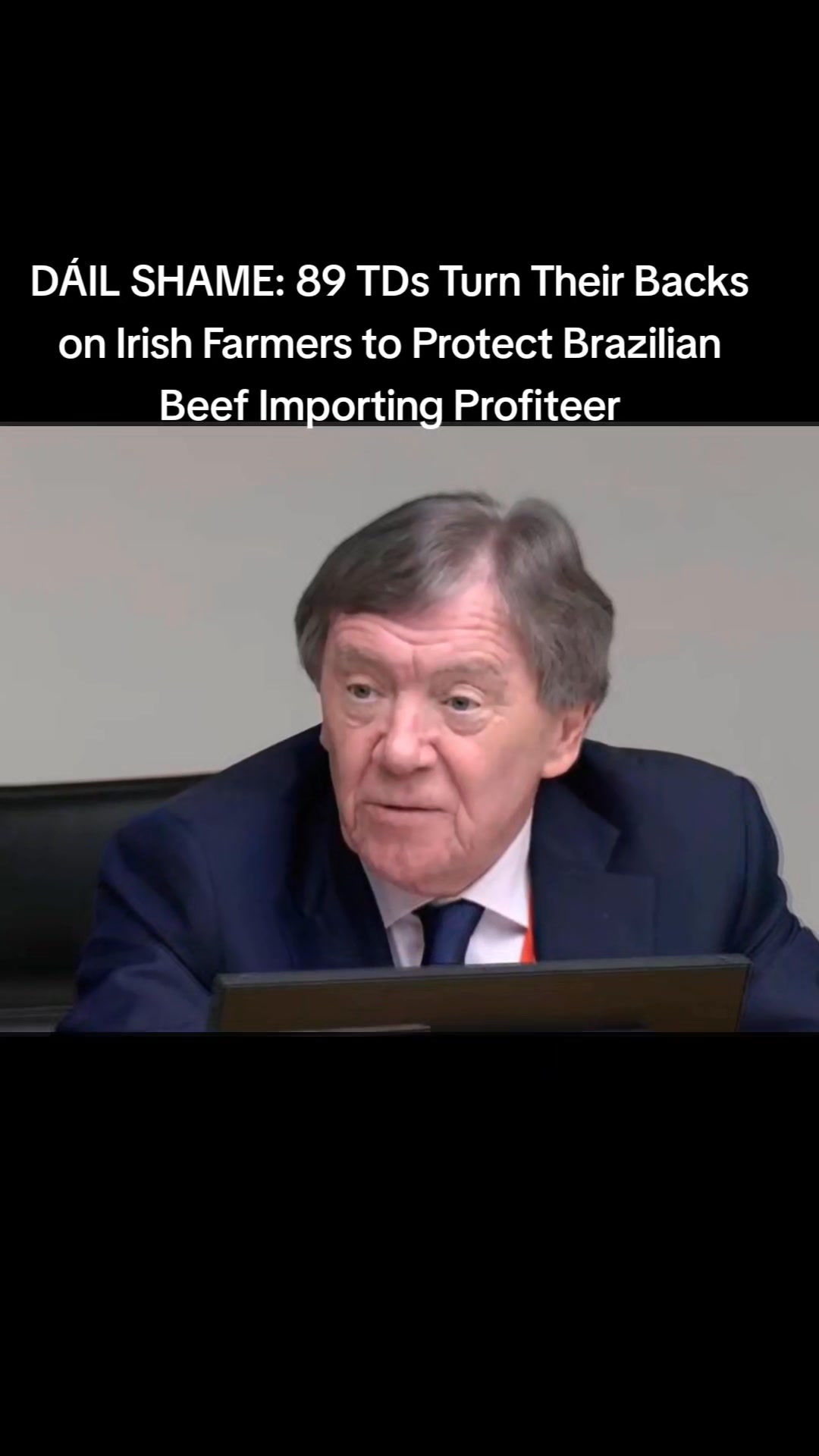 DÁIL SHAME: 89 TDs Turn Their Backs on Irish Farmers to Protect ...