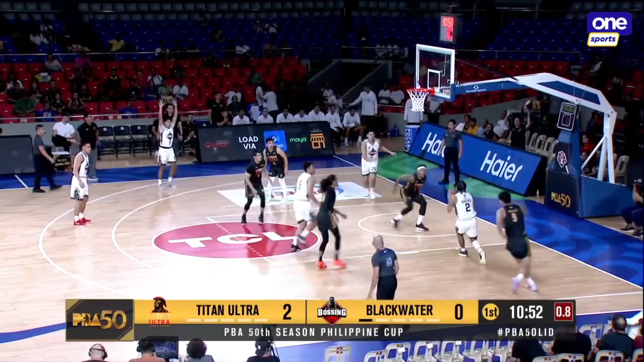 DIKITANG LABAN 💪 The Titan Ultra Giant Risers score a 9-1 run to trail ...