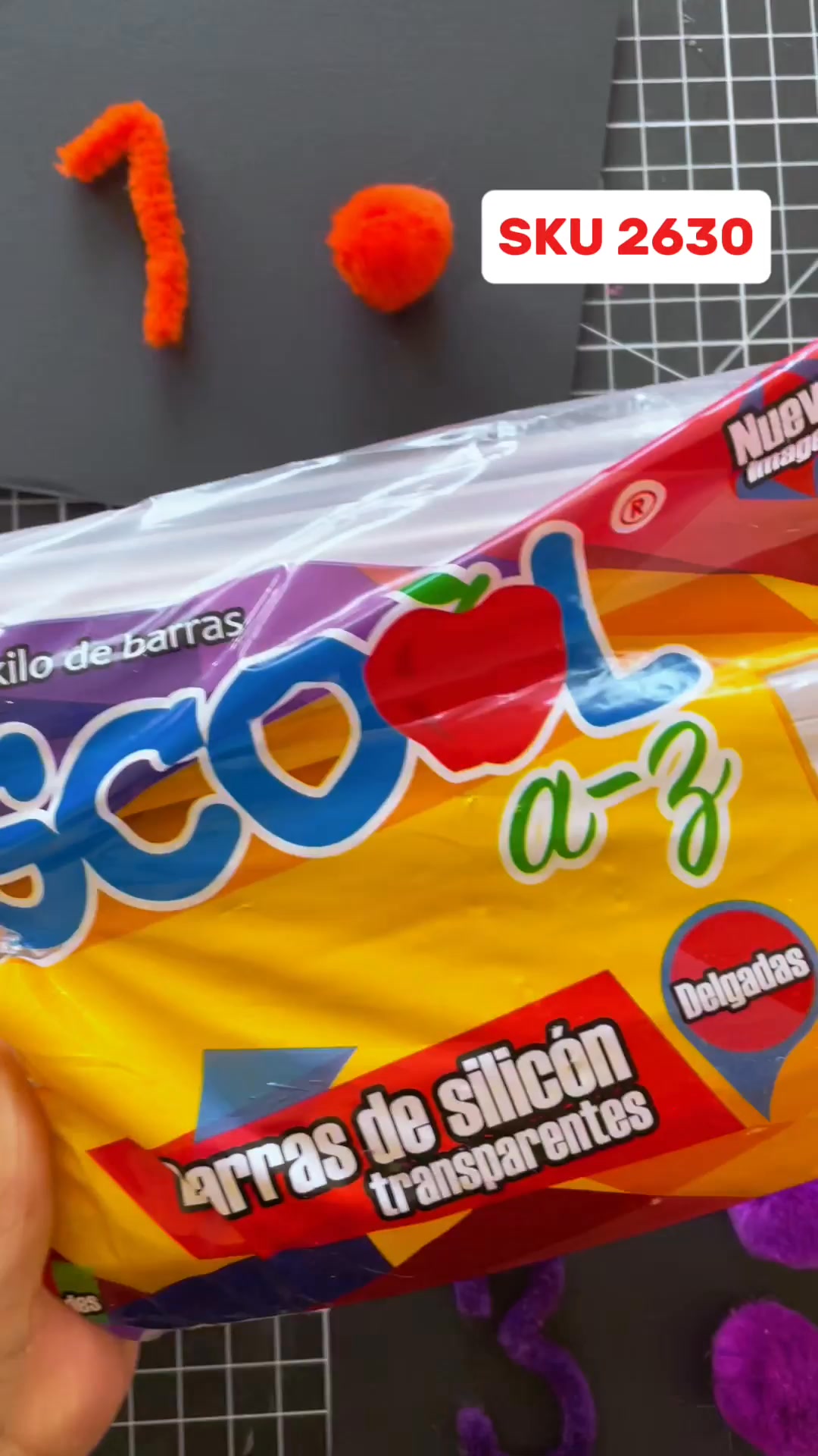 👩‍🏫 La enseñanza también es creatividad. Con el silicón largo delgado # ...