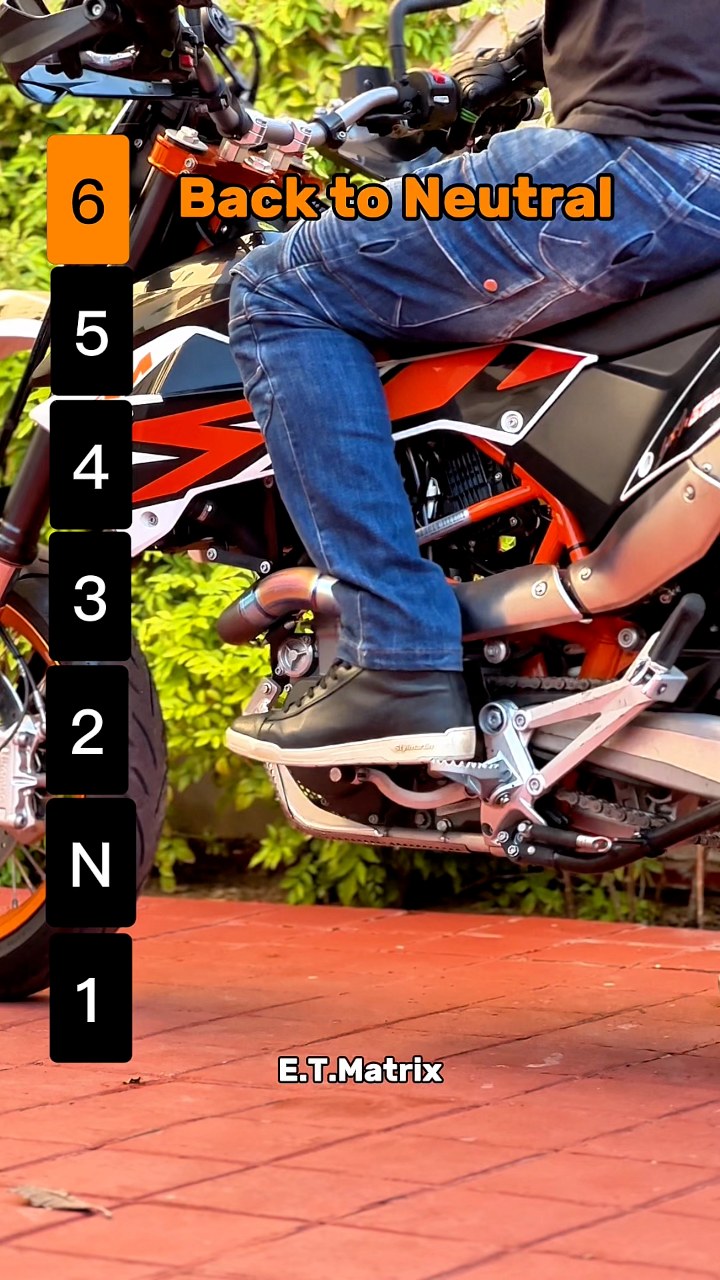 How to go back to Neutral on a motorcycle #moto #motorcycle #downshift ...
