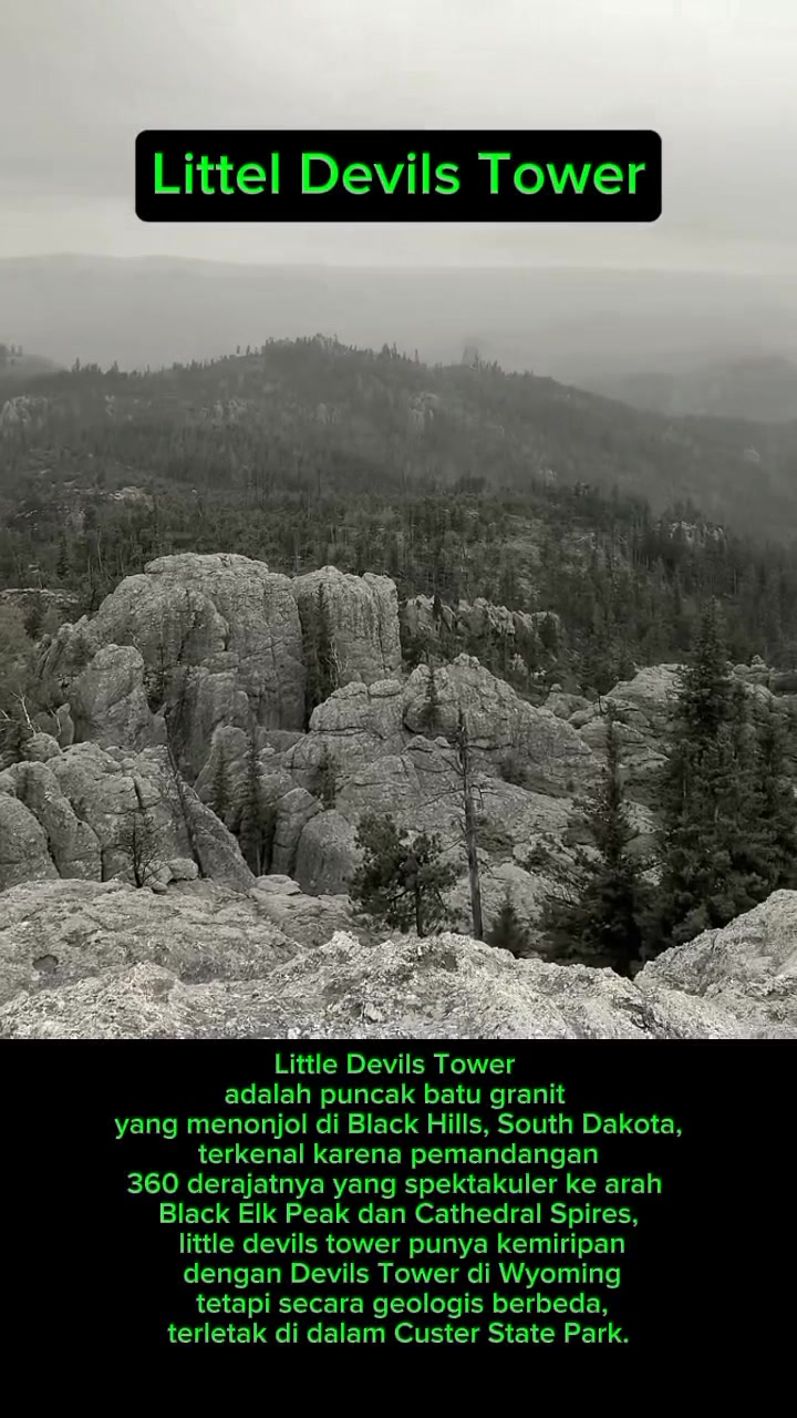 Little Devils Tower, south Dakota | Ega S N | Facebook