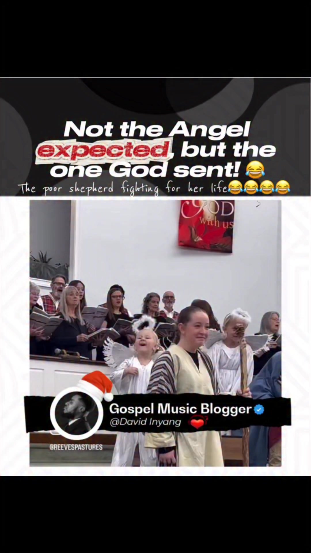 She seems a lot joyful than the choir 🤣🤣🤣🤣🤣🤣🤣 | David Inyang | Facebook
