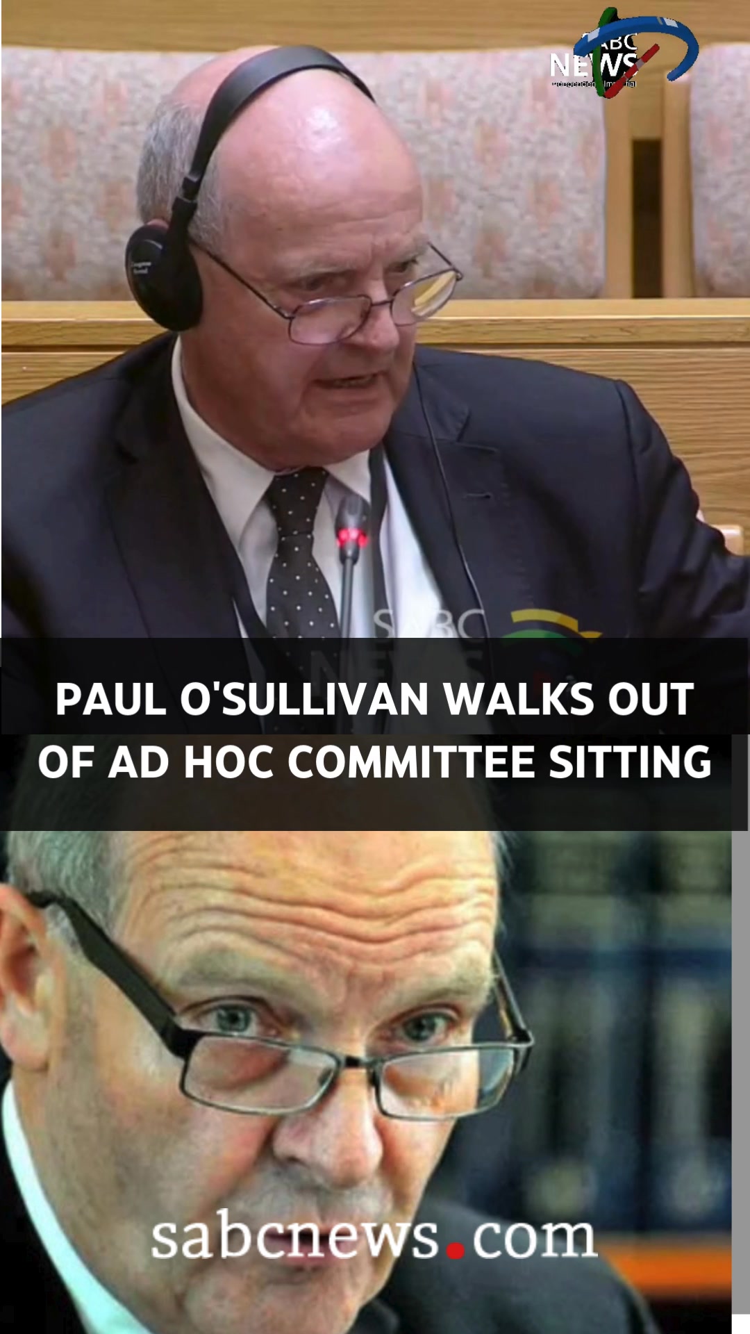Paul O’Sullivan walks out of the Ad Hoc Committee claiming to be ...