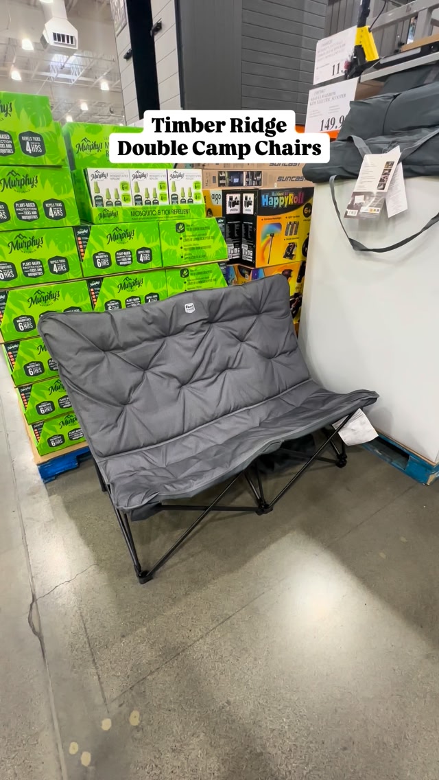 2脚セット 美品 ティンバーリッジ クワッドチェア　コストコ Timber Ridge Double Camp Chair at Costco! 🏕️✨ ✨ Features