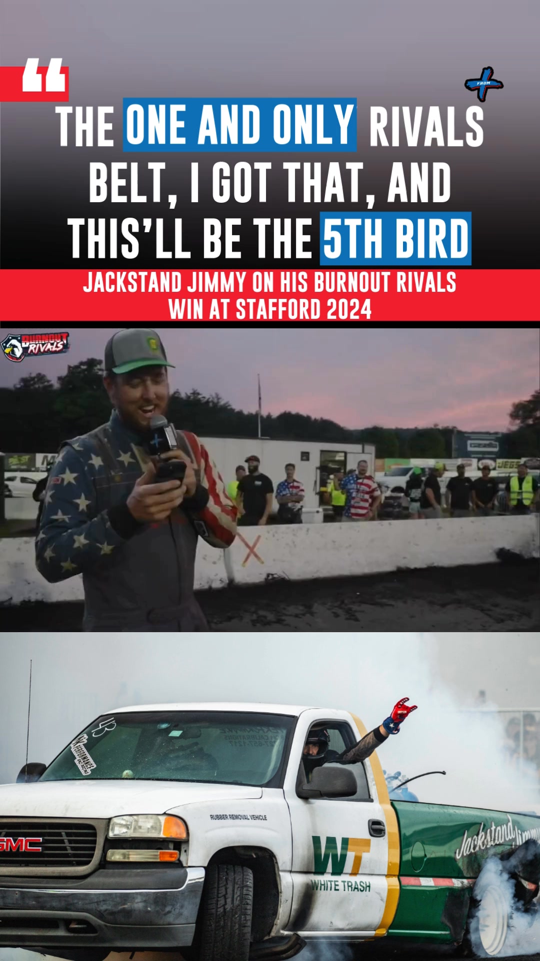 Who thinks Jackstand is taking home his 6th Bald Eagle at Burnout ...