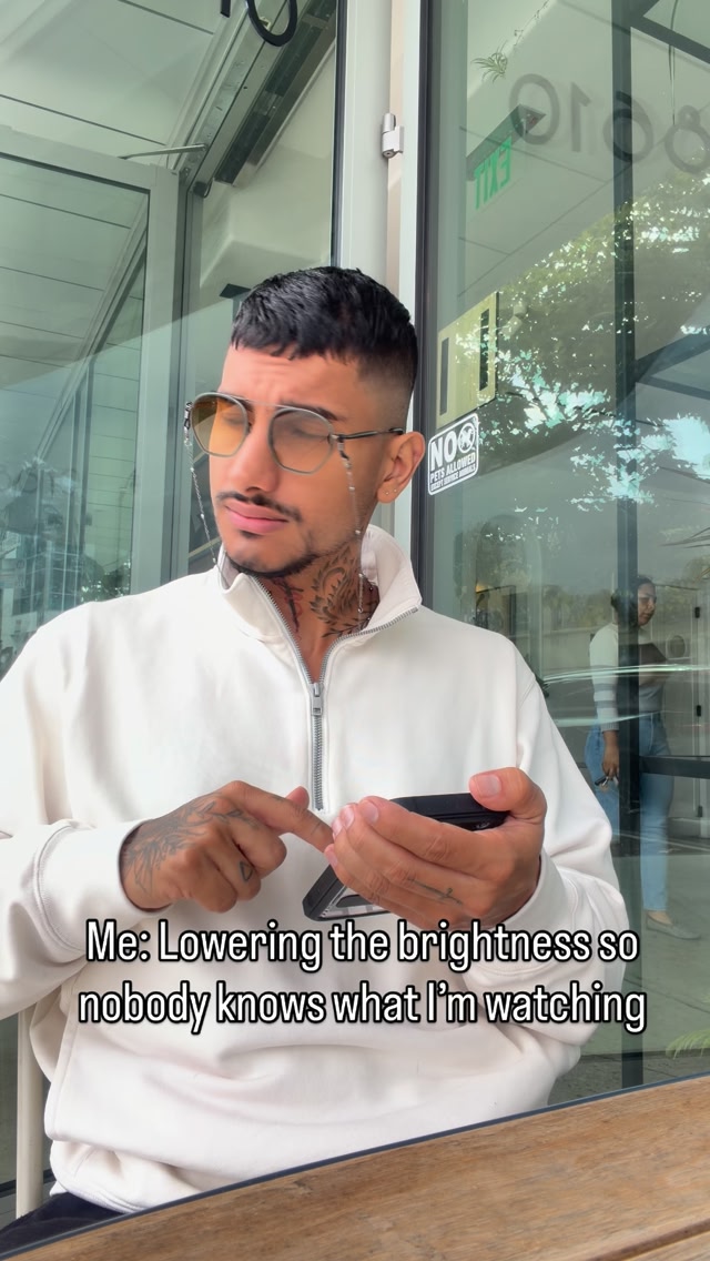 I mean, they don’t know I’m just watching my lastest collab with a very ...
