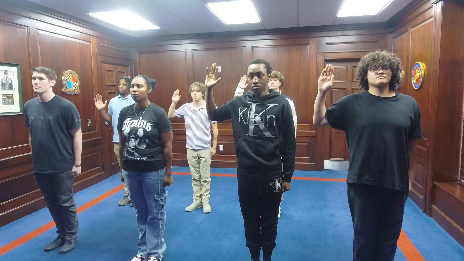Fort Jackson MEPS Oath of Enlistment, 1330, 26 FEB 2026 | Fort Jackson ...