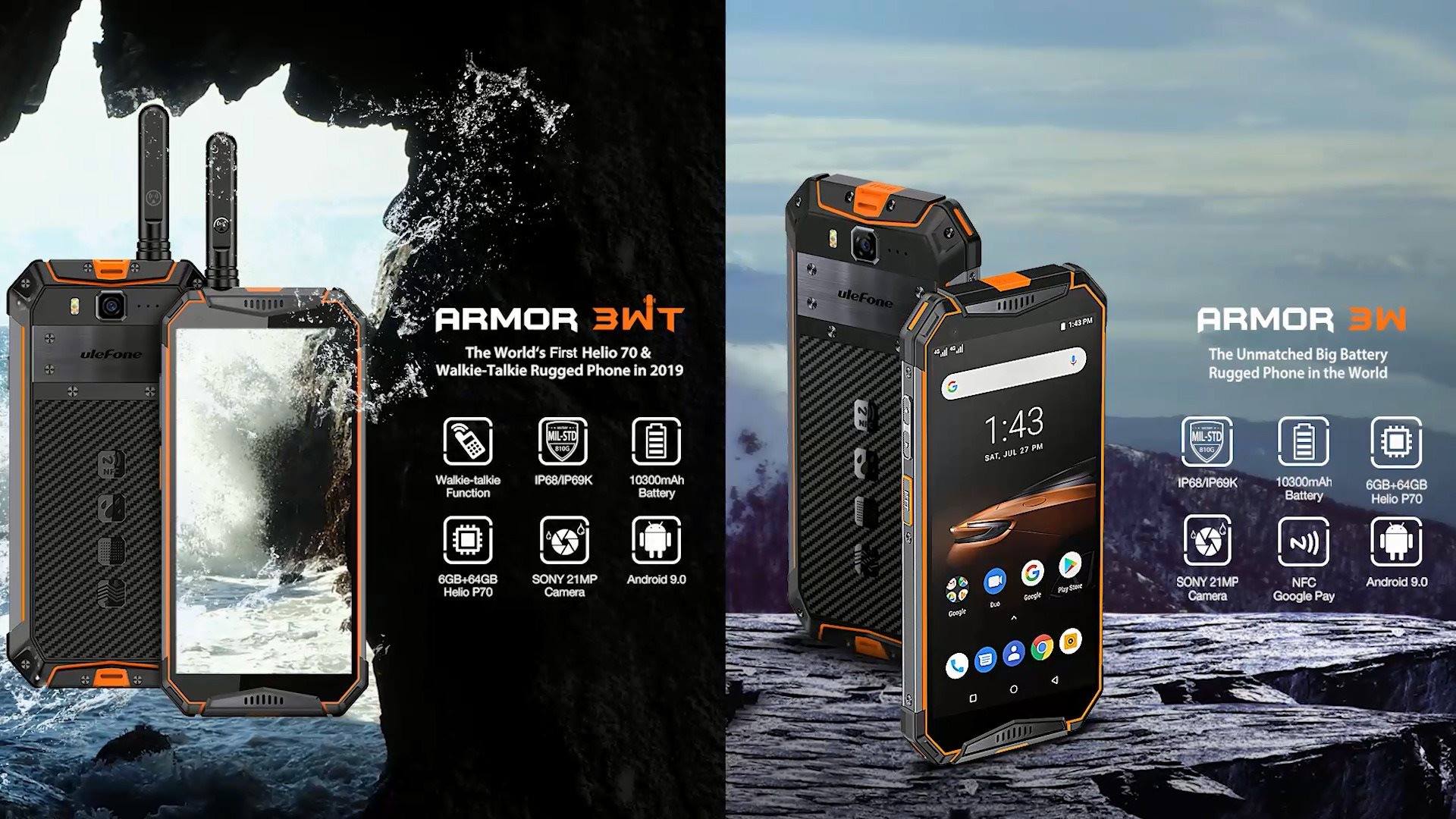 Introducing the Ulefone Armor 3W/3WT Ulefone Armor 3W and Armor 