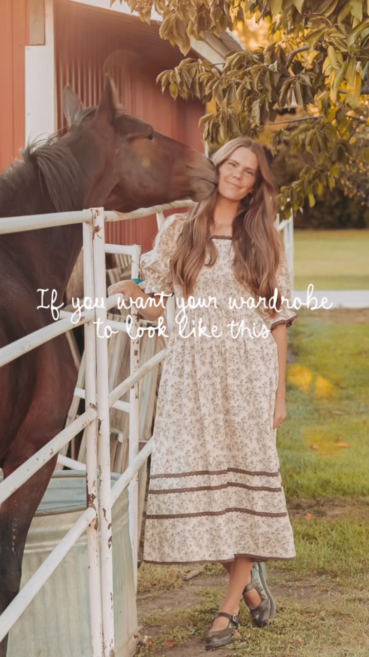 Comment “cotton” 🪡 the dreamiest dresses want to be in your family photo this Fall🍁 , Modest fashion, fall outfits, maternity friendly, nursing dresses, family photos, fall leaves, cotton dresses, 