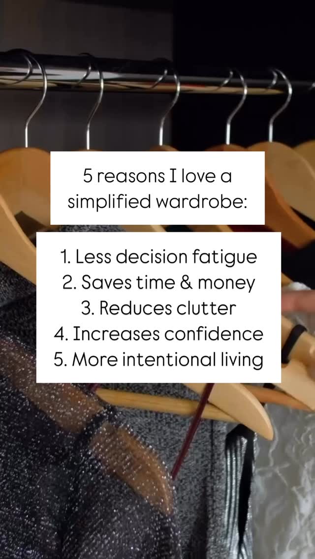 Simplifying your wardrobe can have a surprisingly positive impact on ...