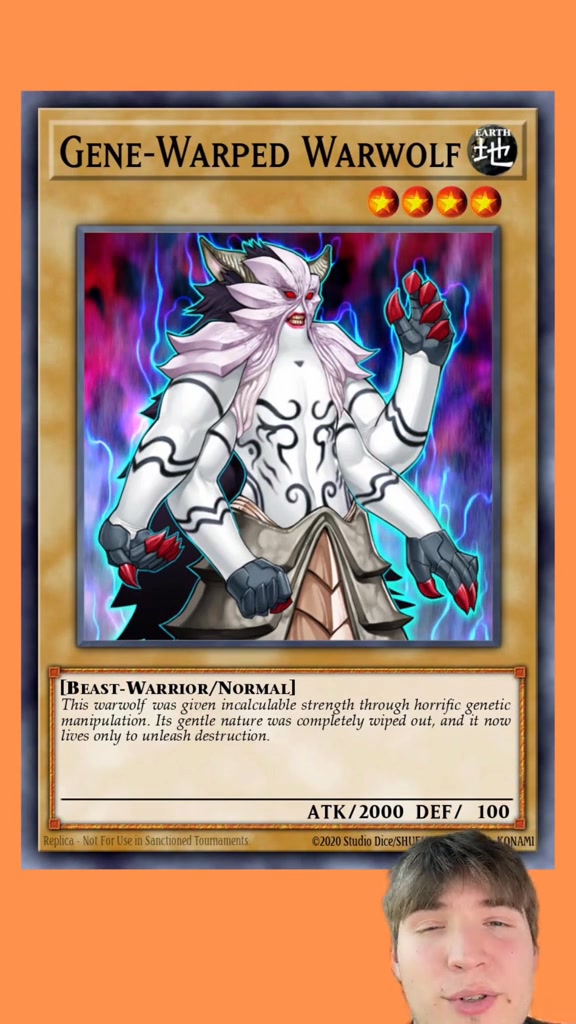 warped yugioh cards Yu-Gi-Oh! Gene-Warped Warwolf STON-EN001 1st Edition Super Rare  Ultimate Rare Attack Gene-Warped Warwolf [Ultimate Rare 1st