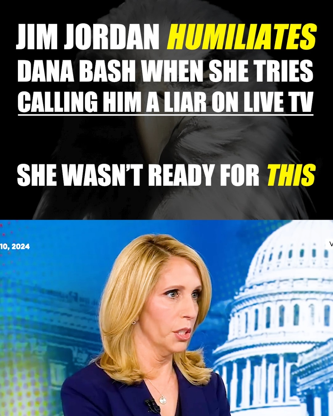 Jim Jordan HUMILIATES whiny Dana Bash when she tries calling him a liar ...