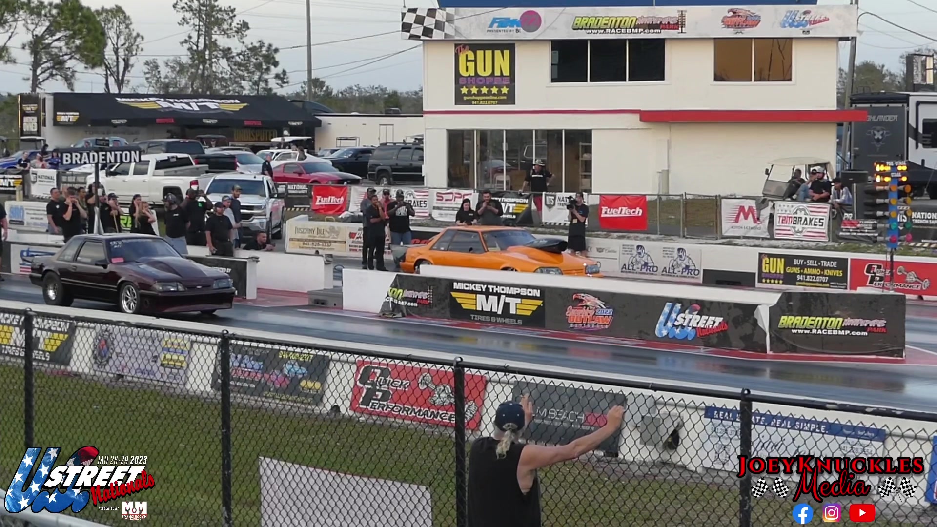 McCain Racing Disorderly Conduct Mustang turning the win light on in N ...