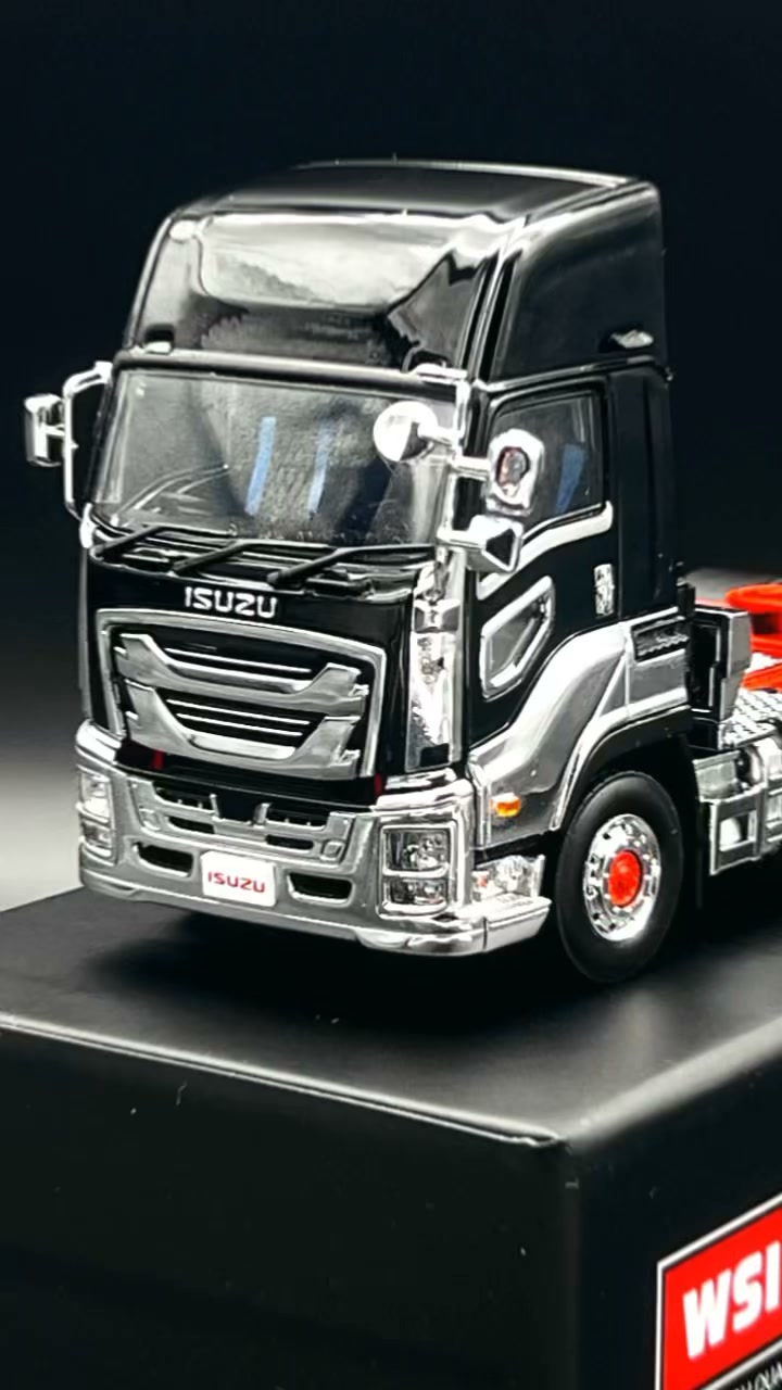Isuzu giga full cab highroof black truck WSI Truck Models , link