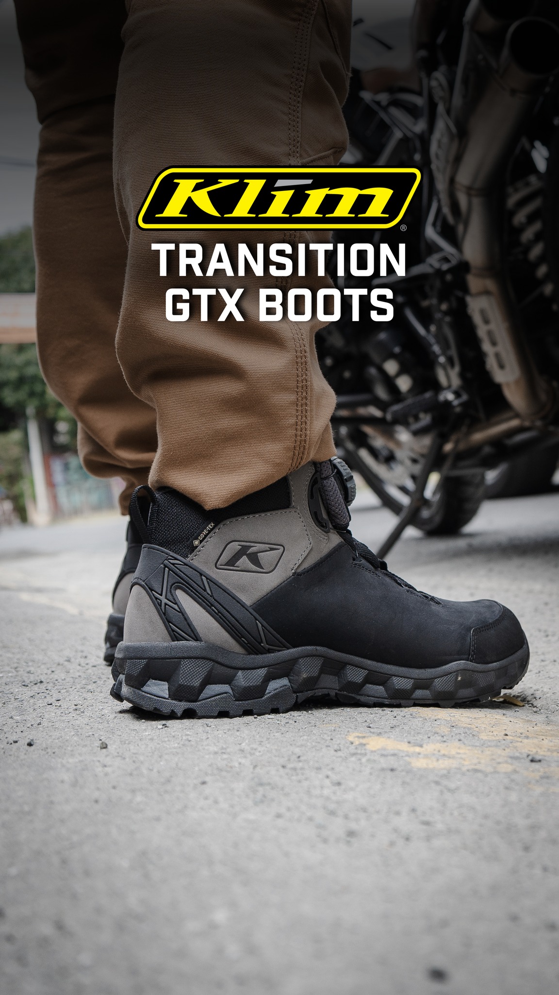 Gear up for your next ride with the KLIM Transition GTX Boots deliver ...