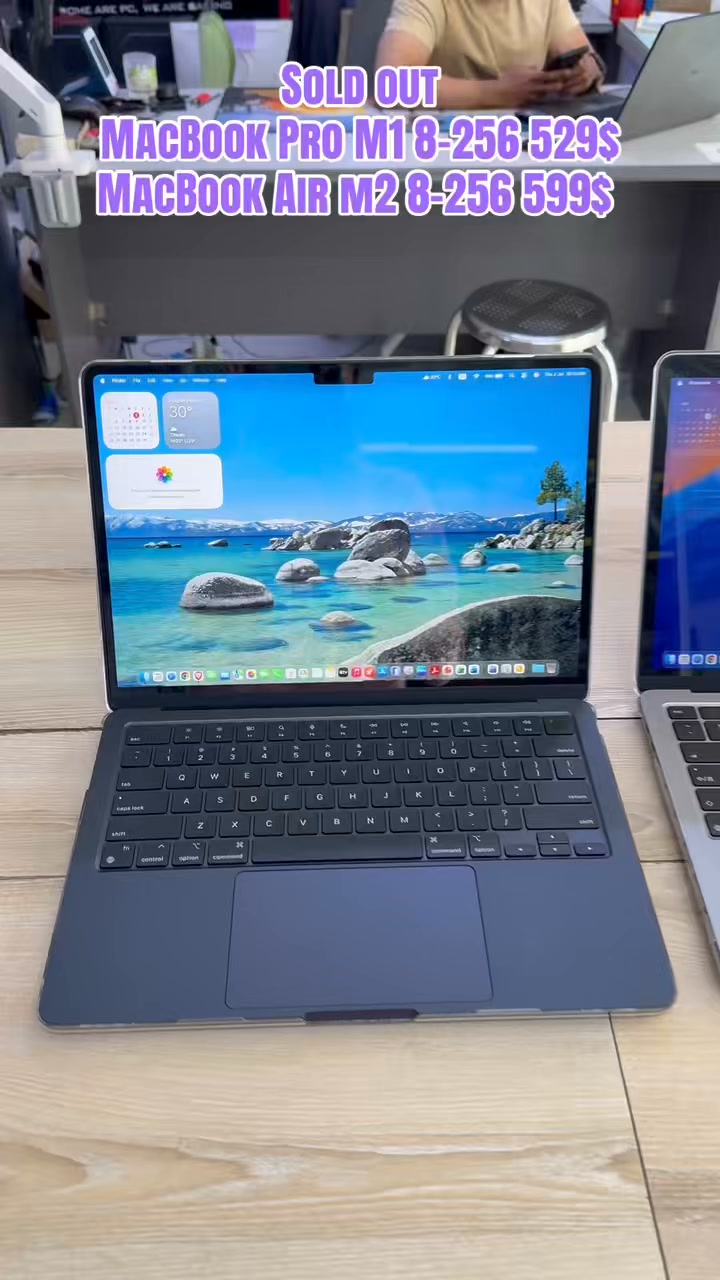 Sold out MacBook Pro M1 8-256 529$ MacBook Air m2 8-256 599 