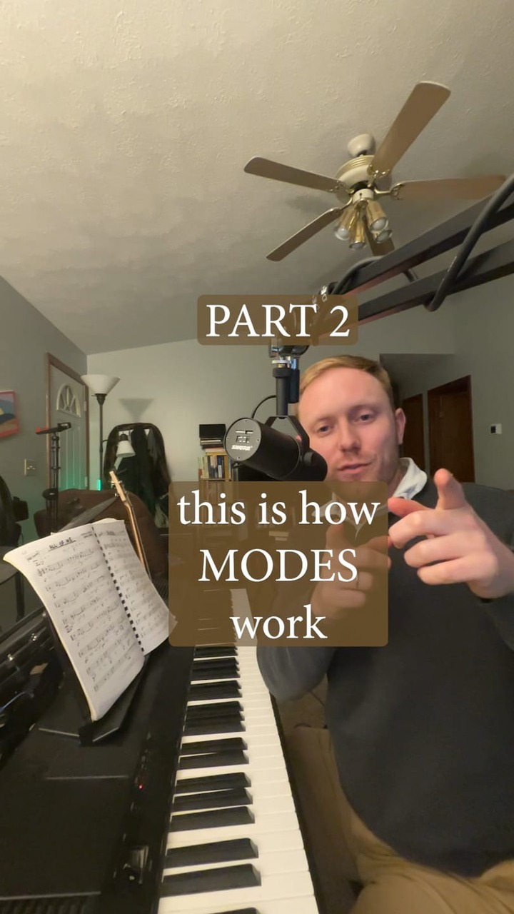 This is how modes work part 2 by - johnkolarmusic . . #piano # ...