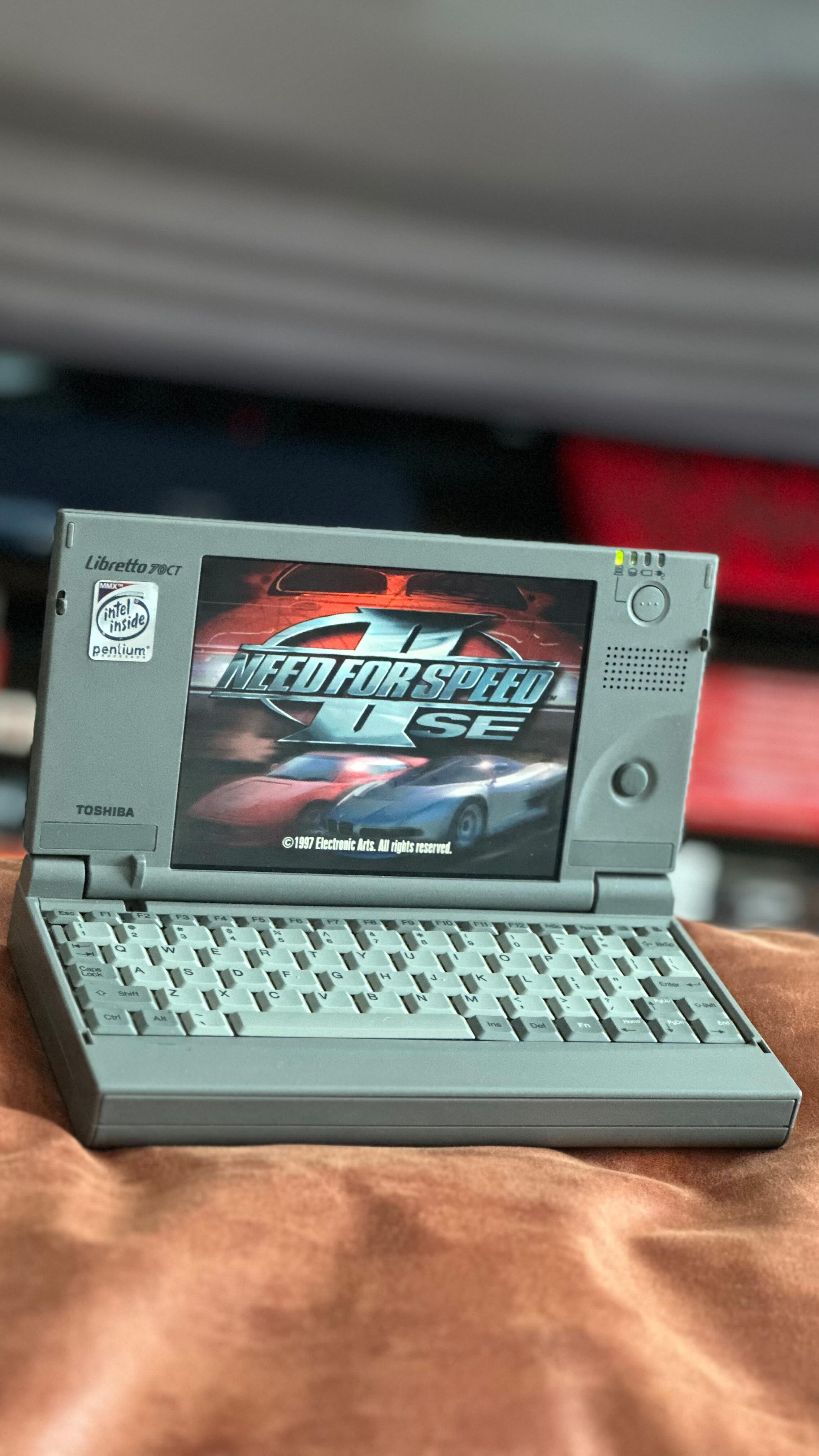 Need For Speed 2 SE Toshiba Libretto 70ct #retrogaming #retrogames