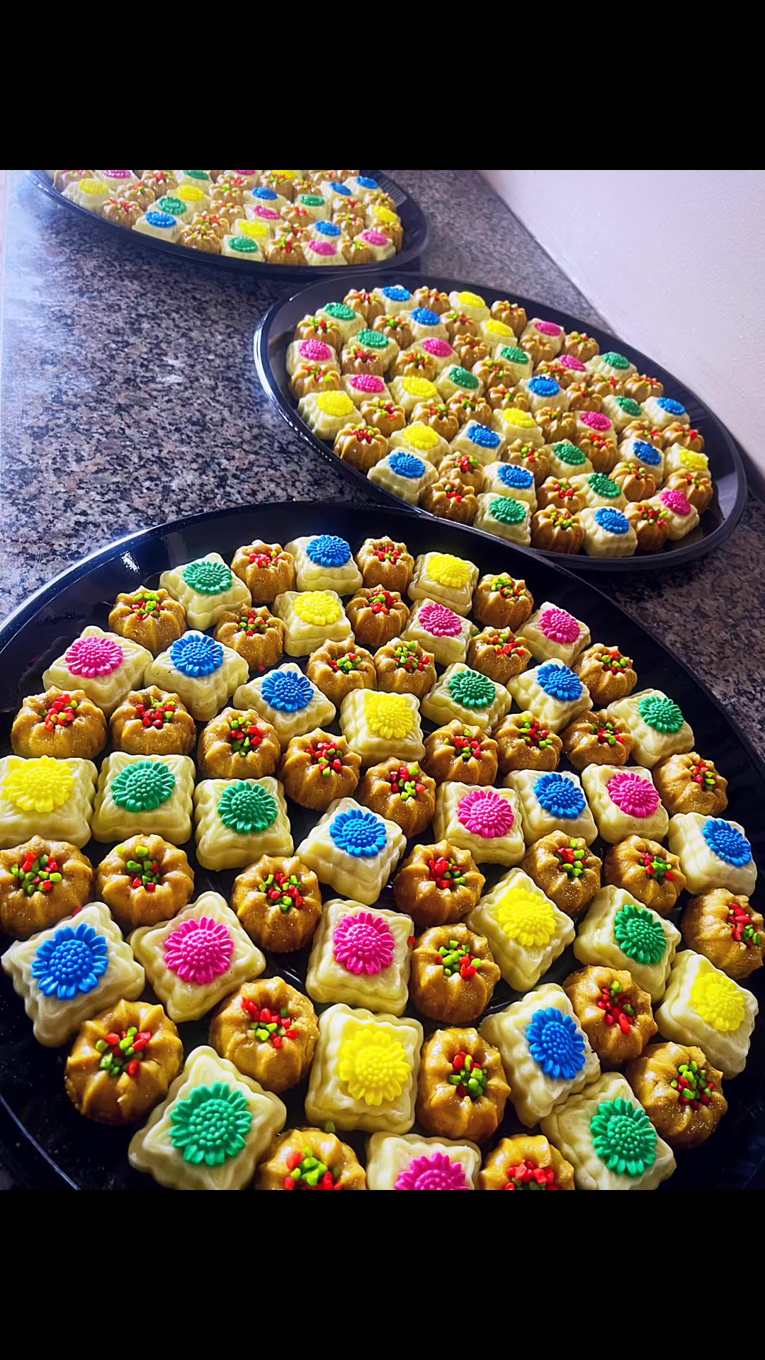 Burfee And Chana Magaj Platters For A Order That Just Got Picked Up For ...
