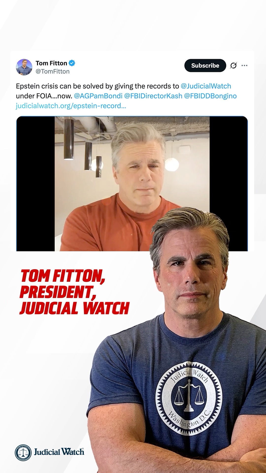 FITTON: Epstein crisis can be solved by giving the records to ...