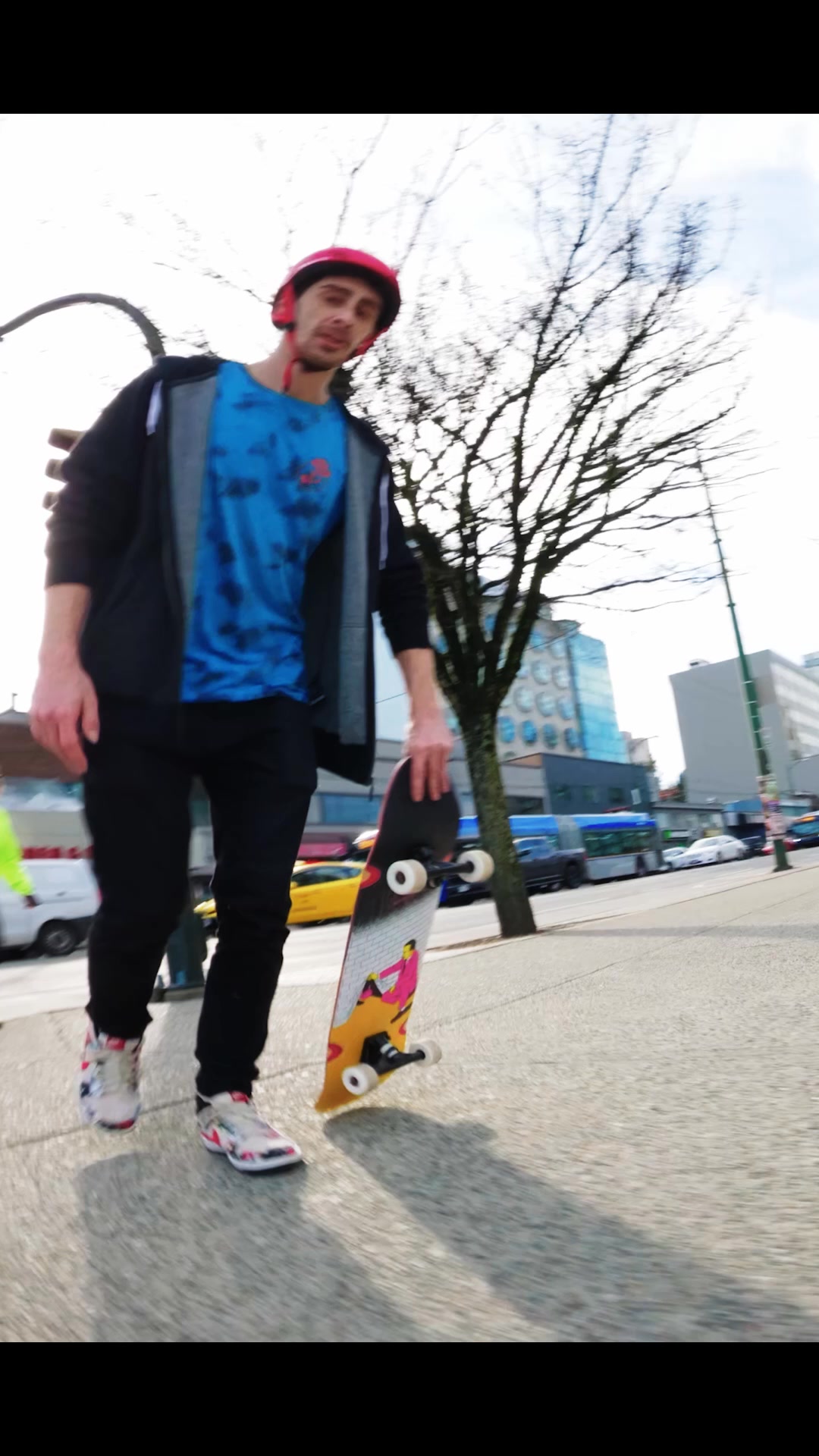 A nice wide sidewalk and a set of 60mm 78 Lil EZ Hawgs make for a