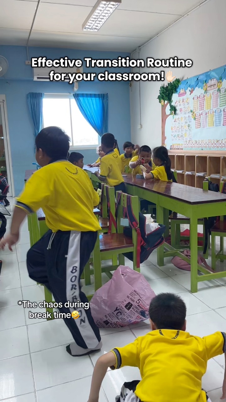 Effective Transition Routine for your classroom! (Break time ️ Next ...